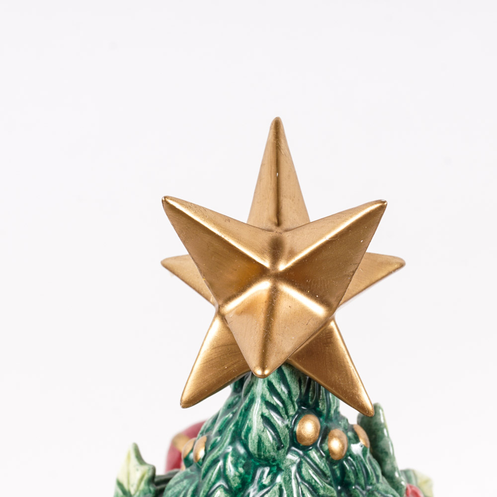 Fitz and Floyd Classics Christmas Tree and Reindeer