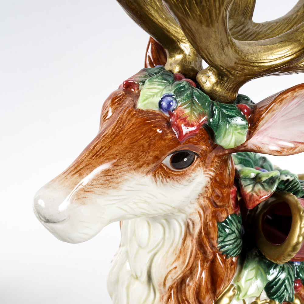 Fitz and Floyd Classics Christmas Tree and Reindeer