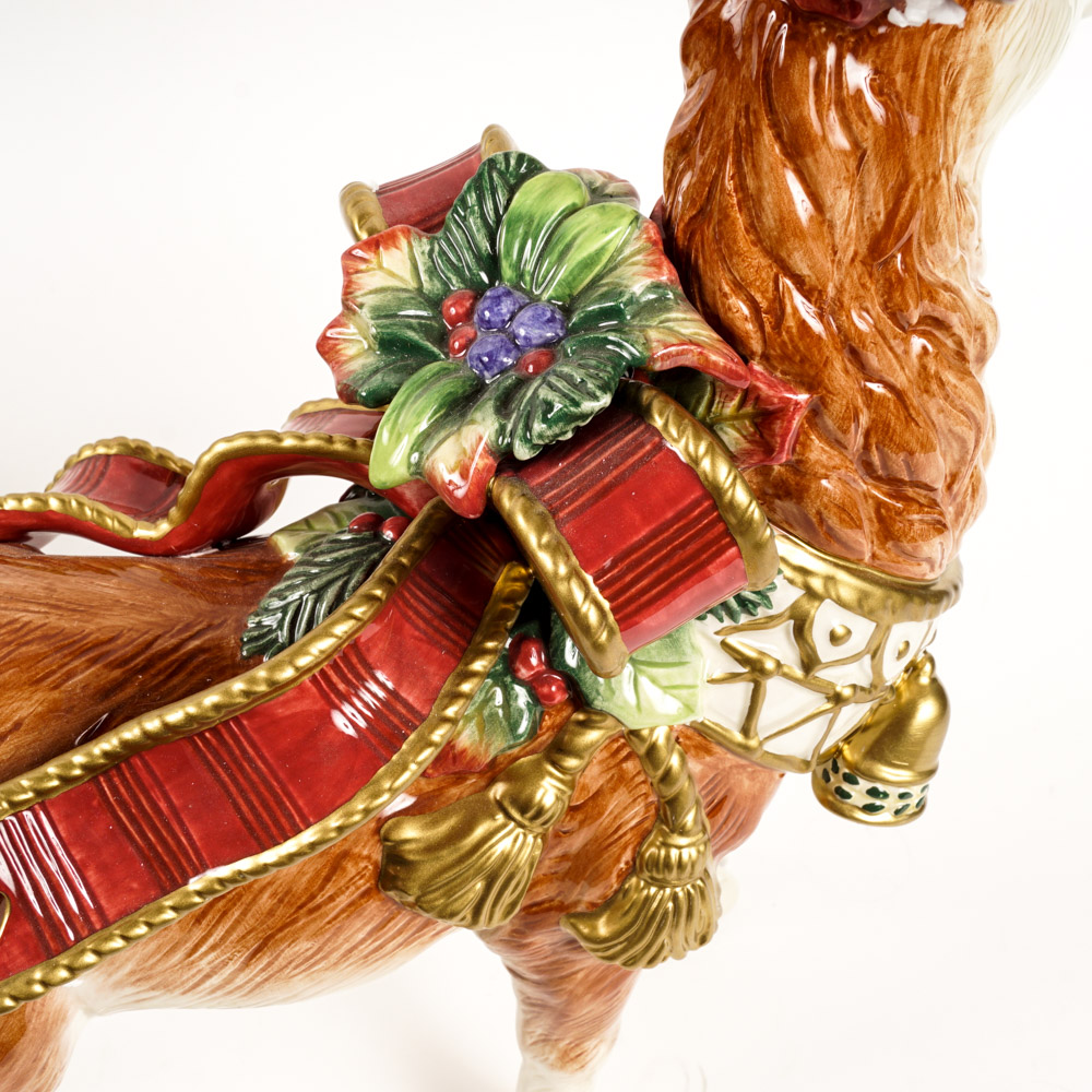 Fitz and Floyd Classics Christmas Tree and Reindeer