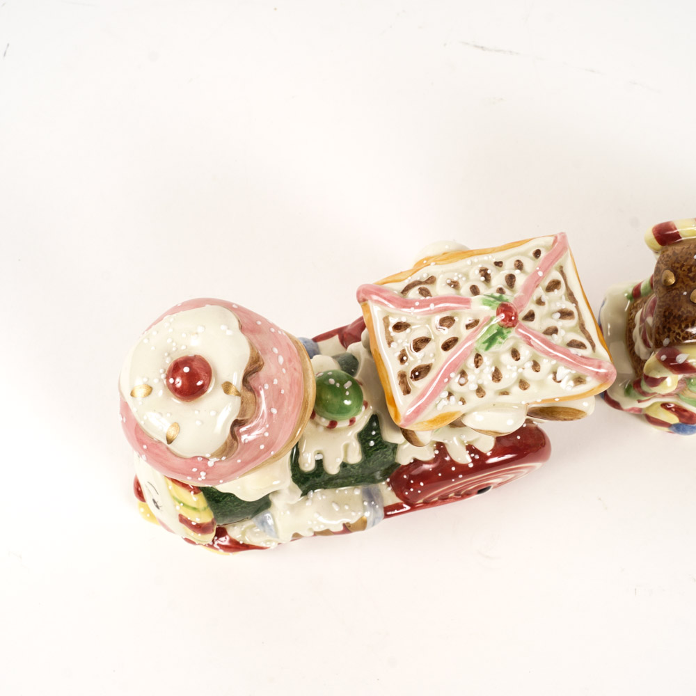 Fitz and Floyd Ceramic Candy Lane Express