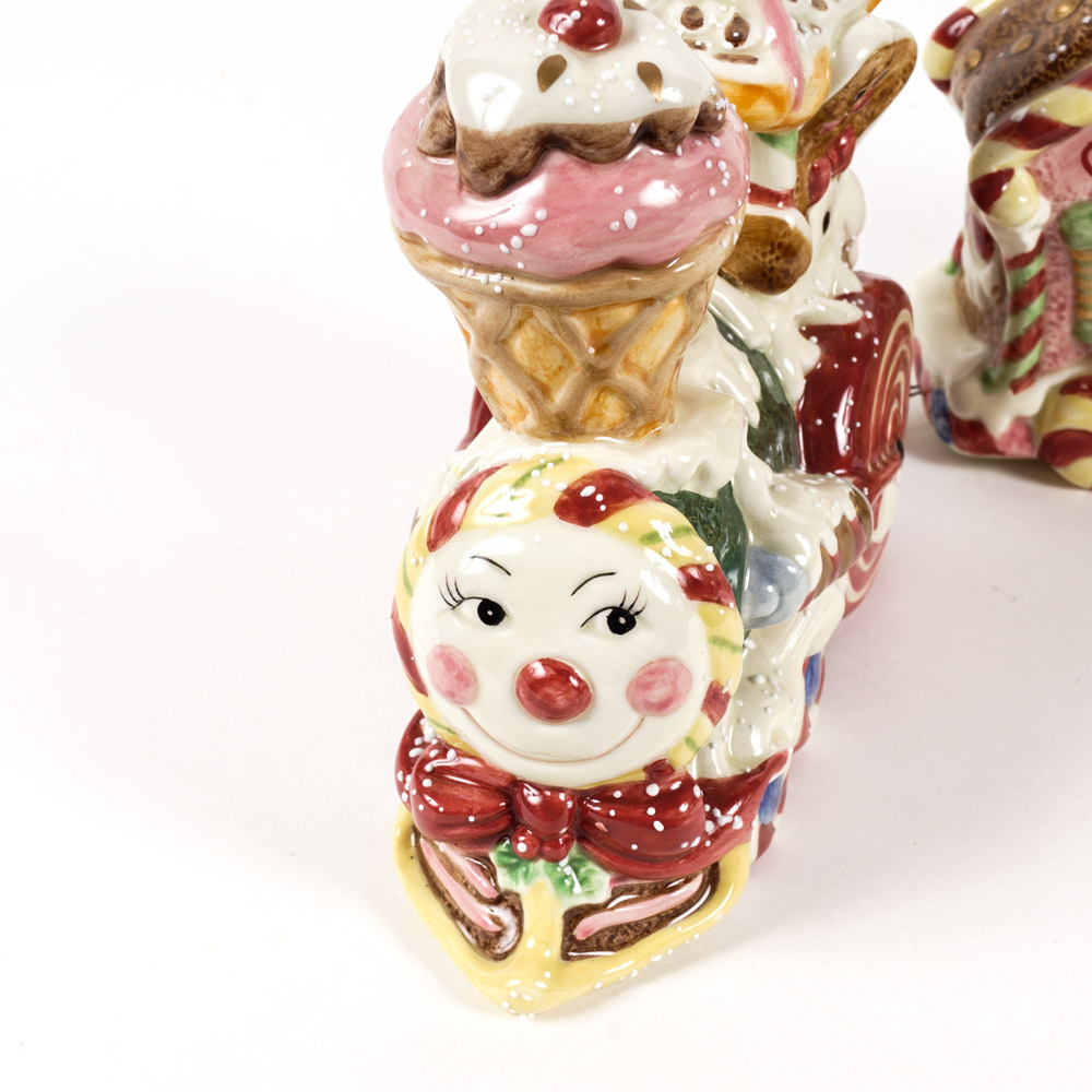 Fitz and Floyd Ceramic Candy Lane Express