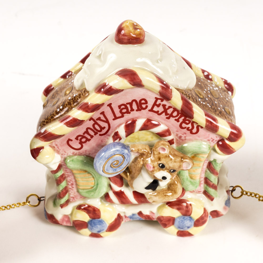 Fitz and Floyd Ceramic Candy Lane Express