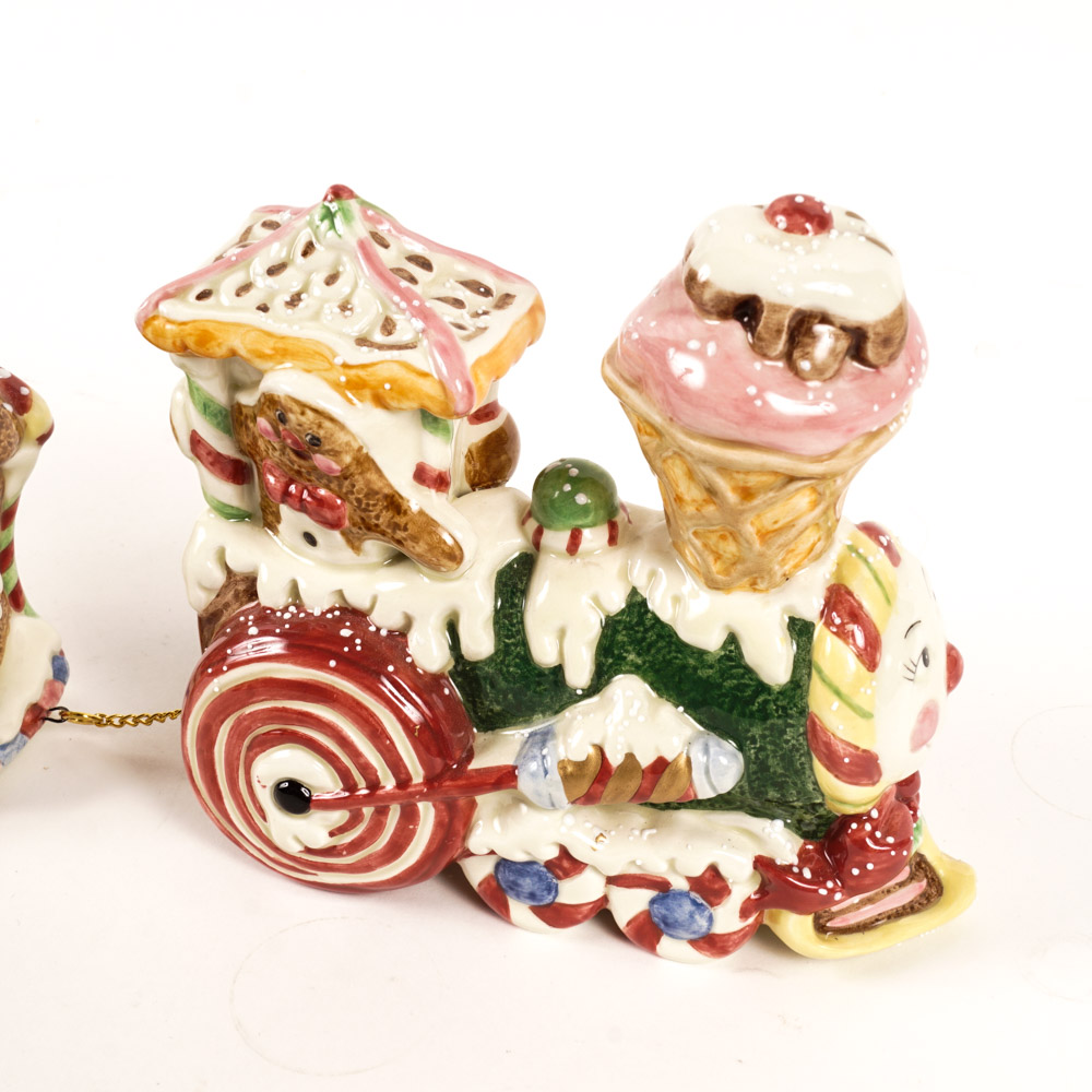 Fitz and Floyd Ceramic Candy Lane Express