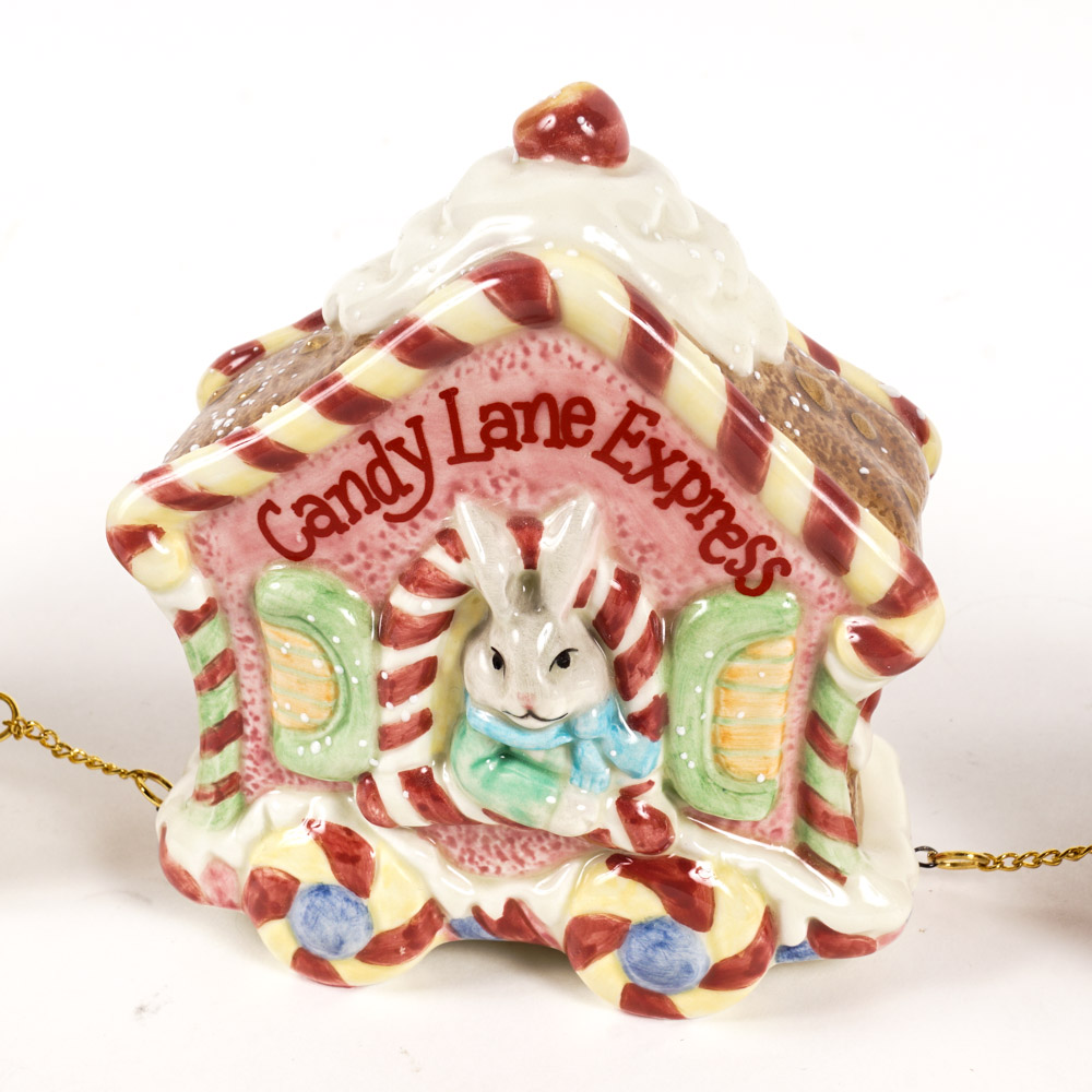 Fitz and Floyd Ceramic Candy Lane Express