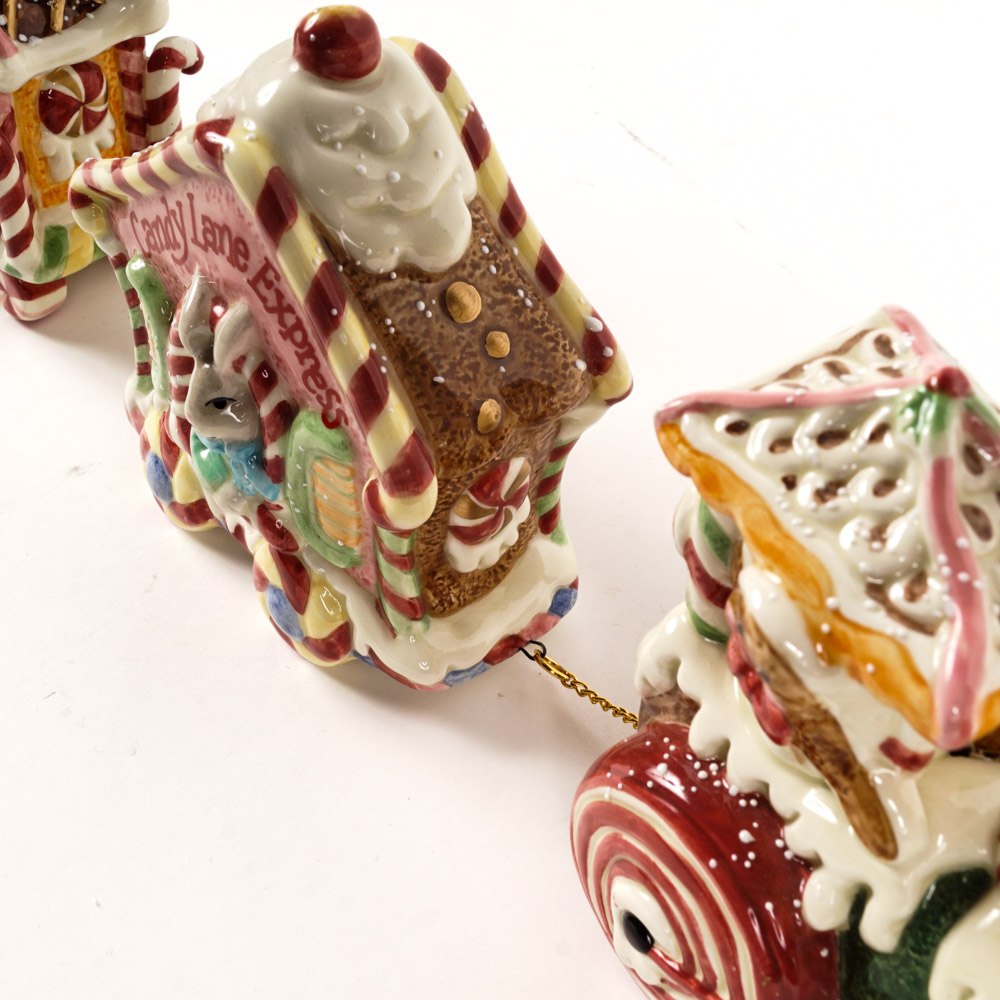Fitz and Floyd Ceramic Candy Lane Express