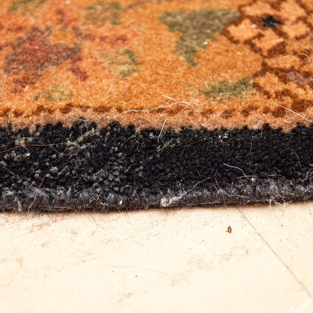 Hand-Knotted Indo-Persian Round Area Rug