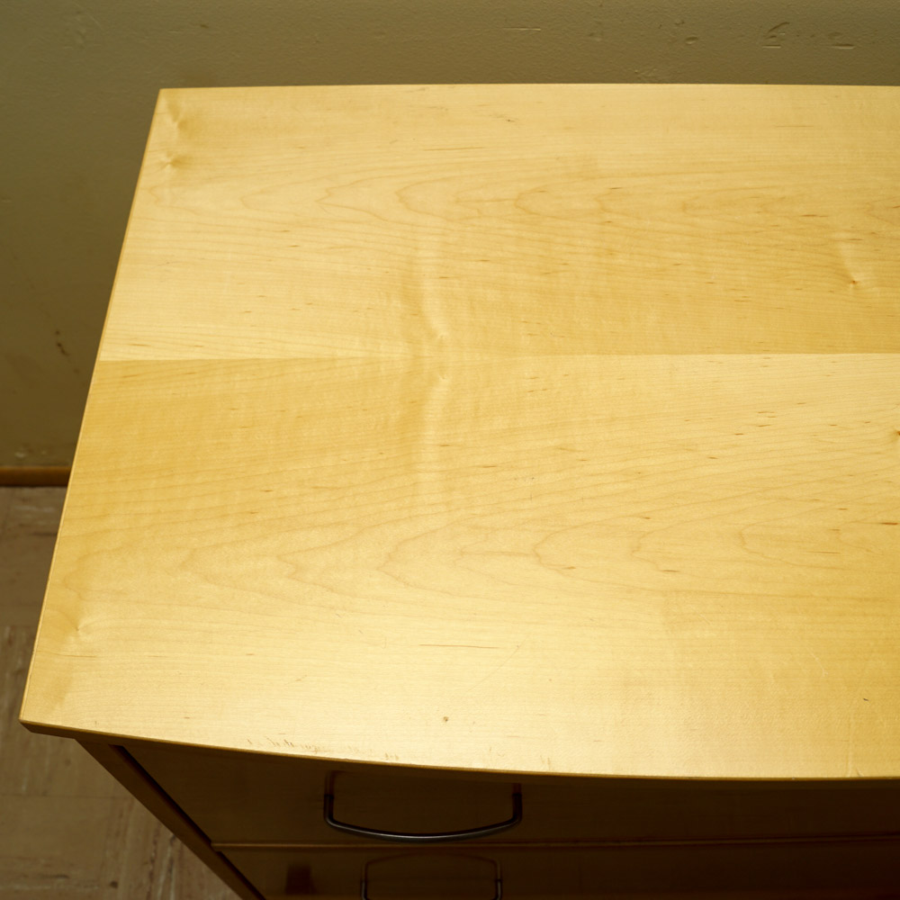 Rolling Two-Drawer File Cabinet