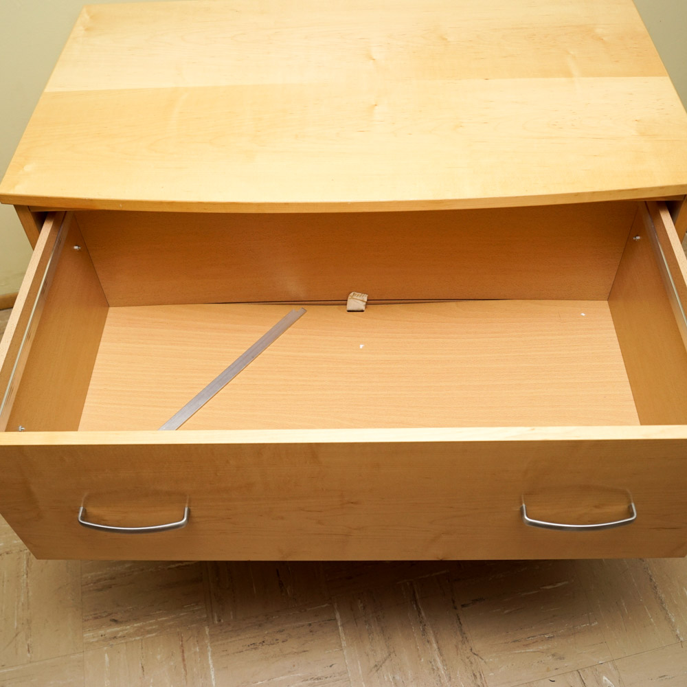 Rolling Two-Drawer File Cabinet