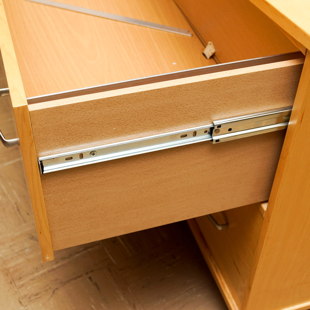 Rolling Two-Drawer File Cabinet