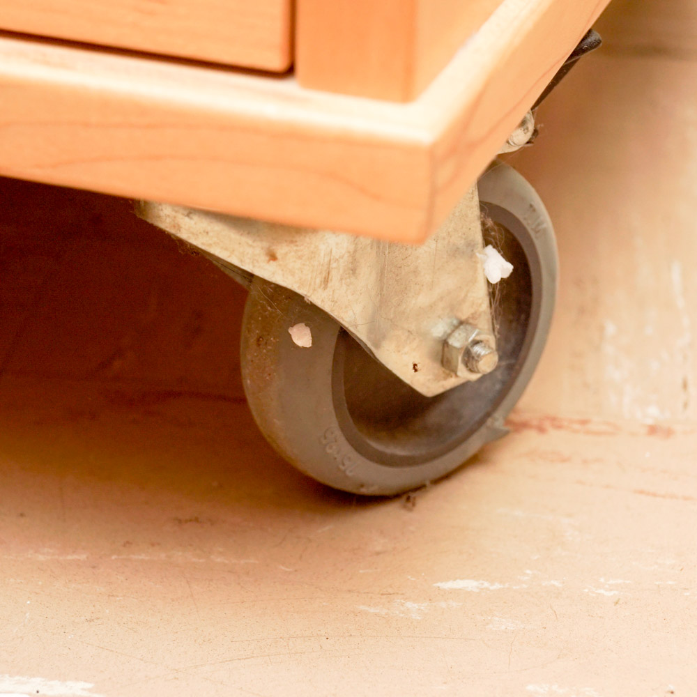 Rolling Two-Drawer File Cabinet