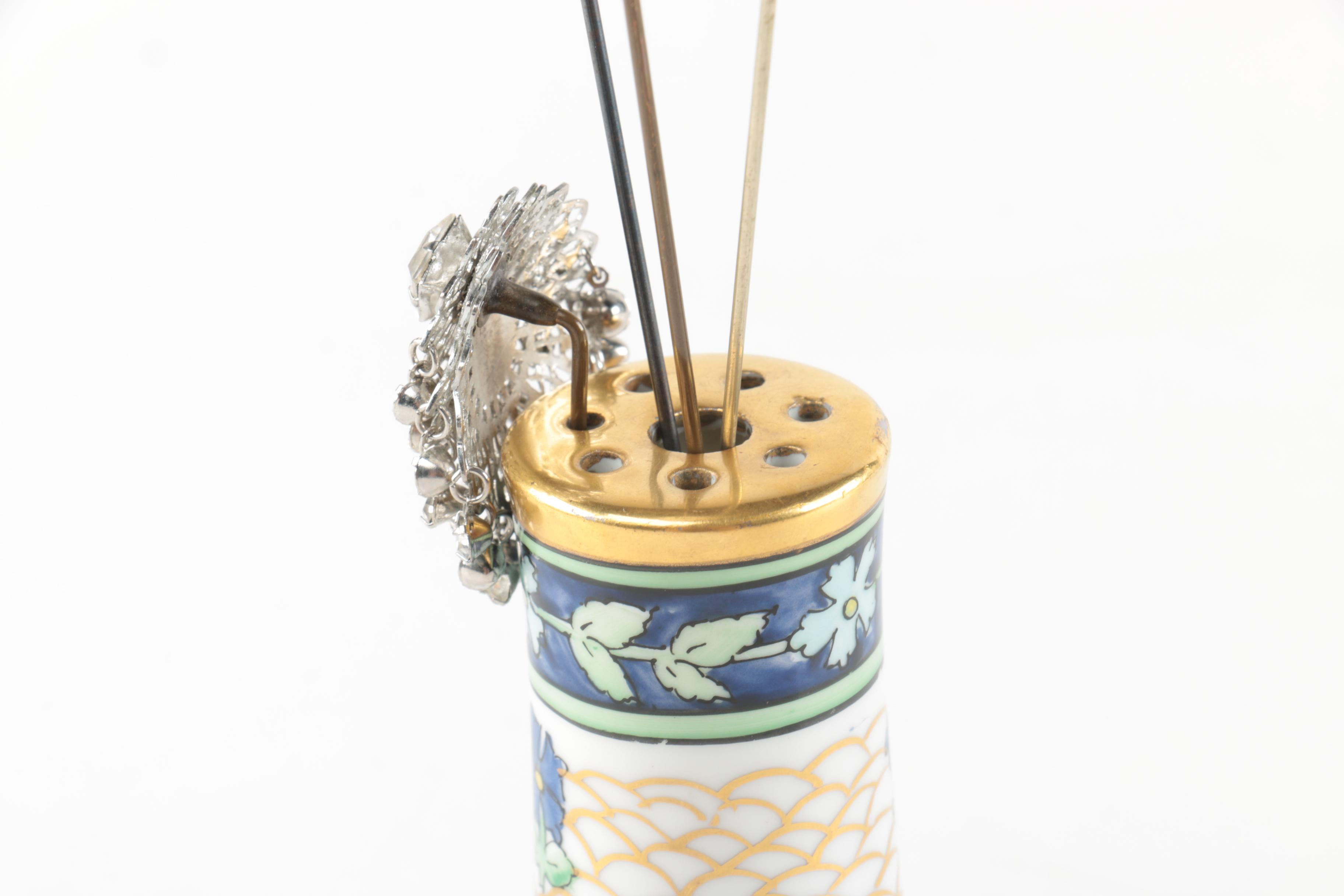 Limoges Hair Pin Holder