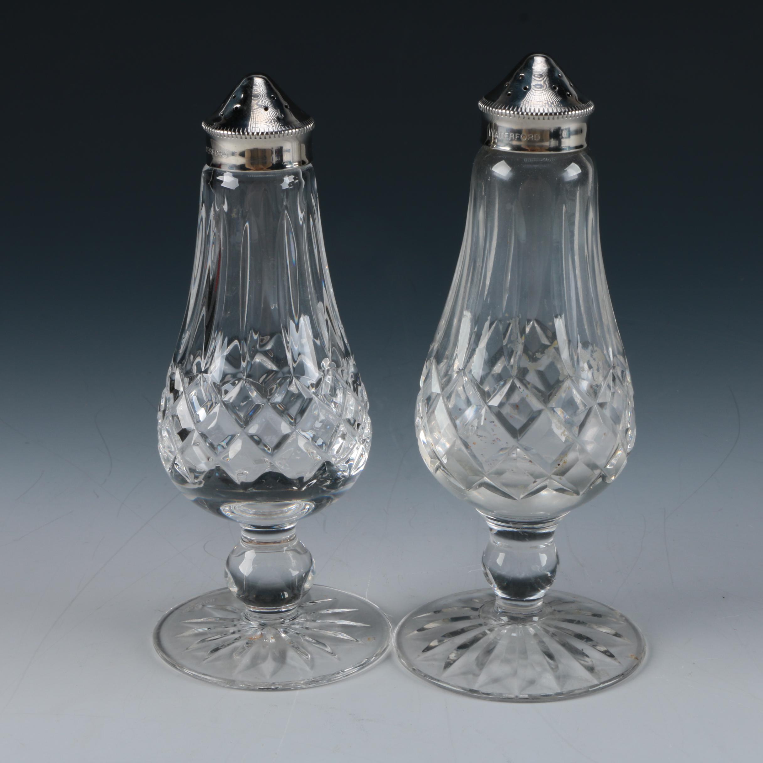 Waterford Crystal "Lismore" Salt and Pepper Shakers