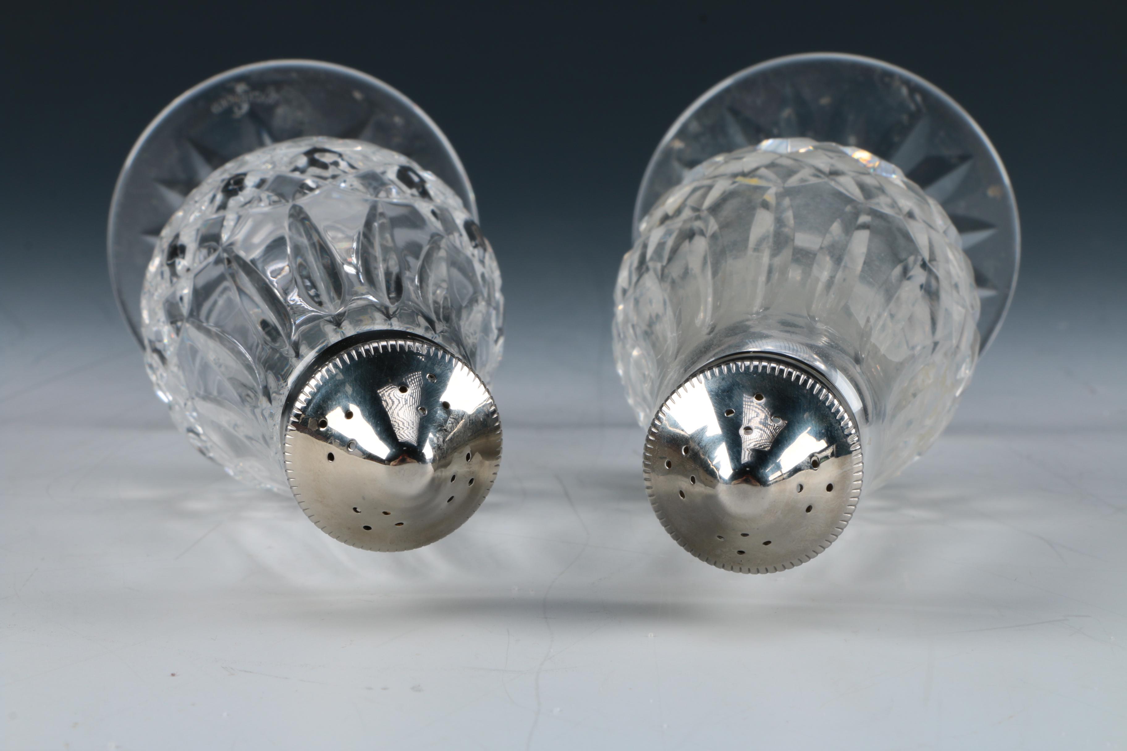 Waterford Crystal "Lismore" Salt and Pepper Shakers