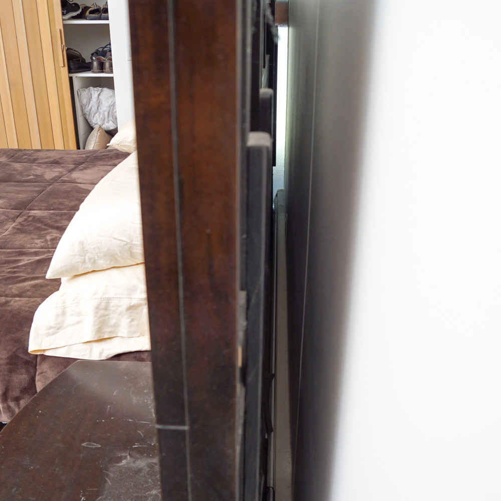 Contemporary King Size Bed Frame and Nightstand Set by Bernhardt