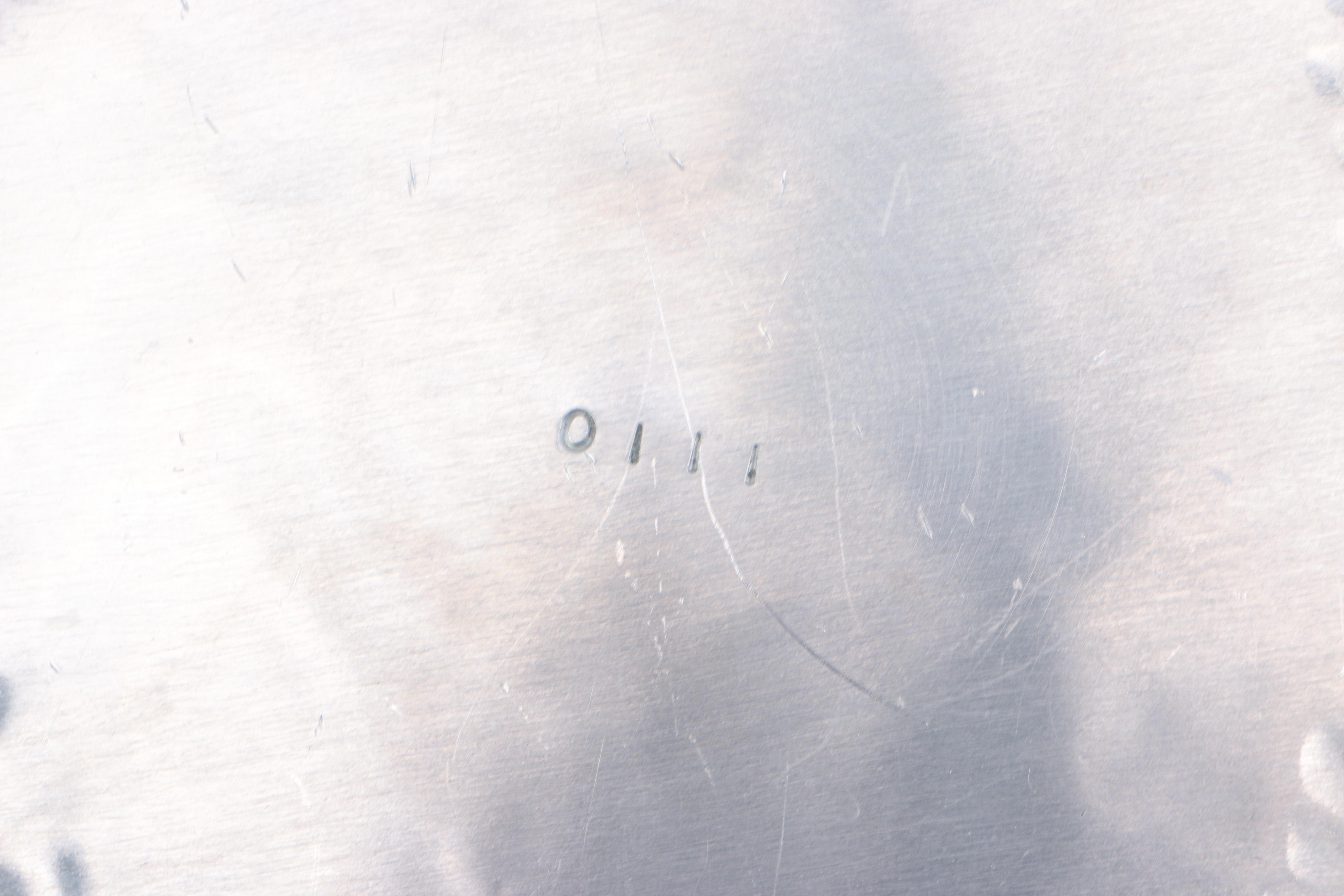 Continental Silver Co. Inc. "Wild Rose" Aluminum Ice Bucket with Tray