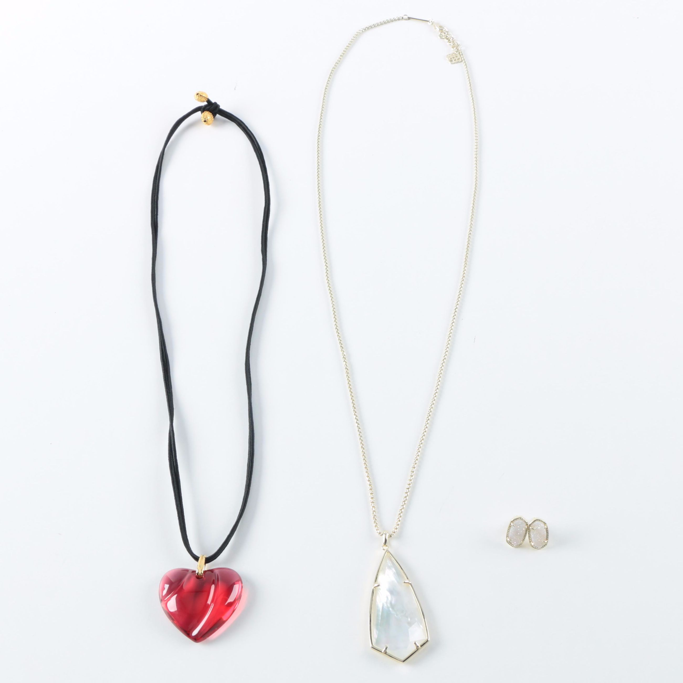 Necklaces and Earrings Including Kendra Scott