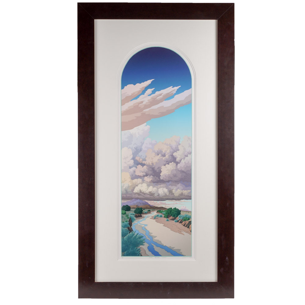 Doug West 1993 Artist's Proof Serigraph "Born Before Night"