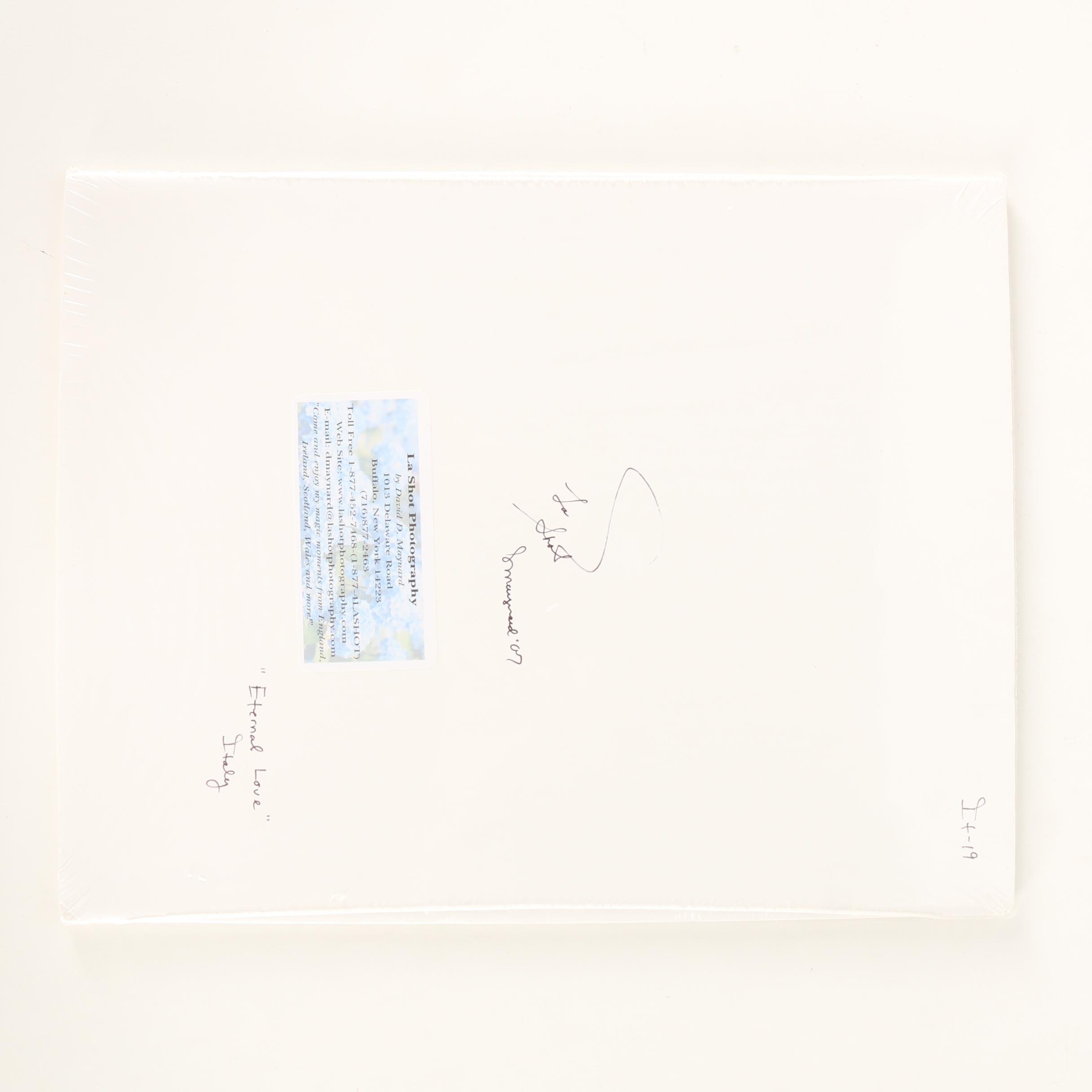 Signed Color Photograph "Eternal Love"