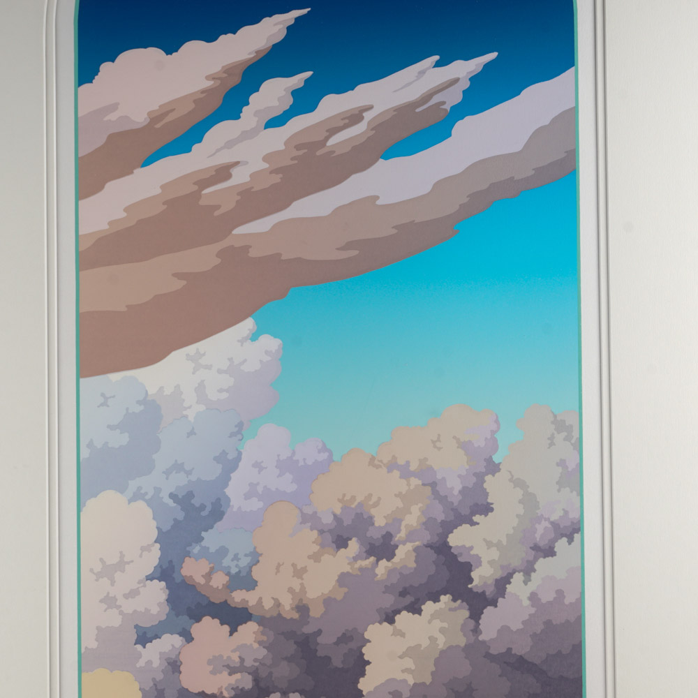 Doug West 1993 Artist's Proof Serigraph "Born Before Night"