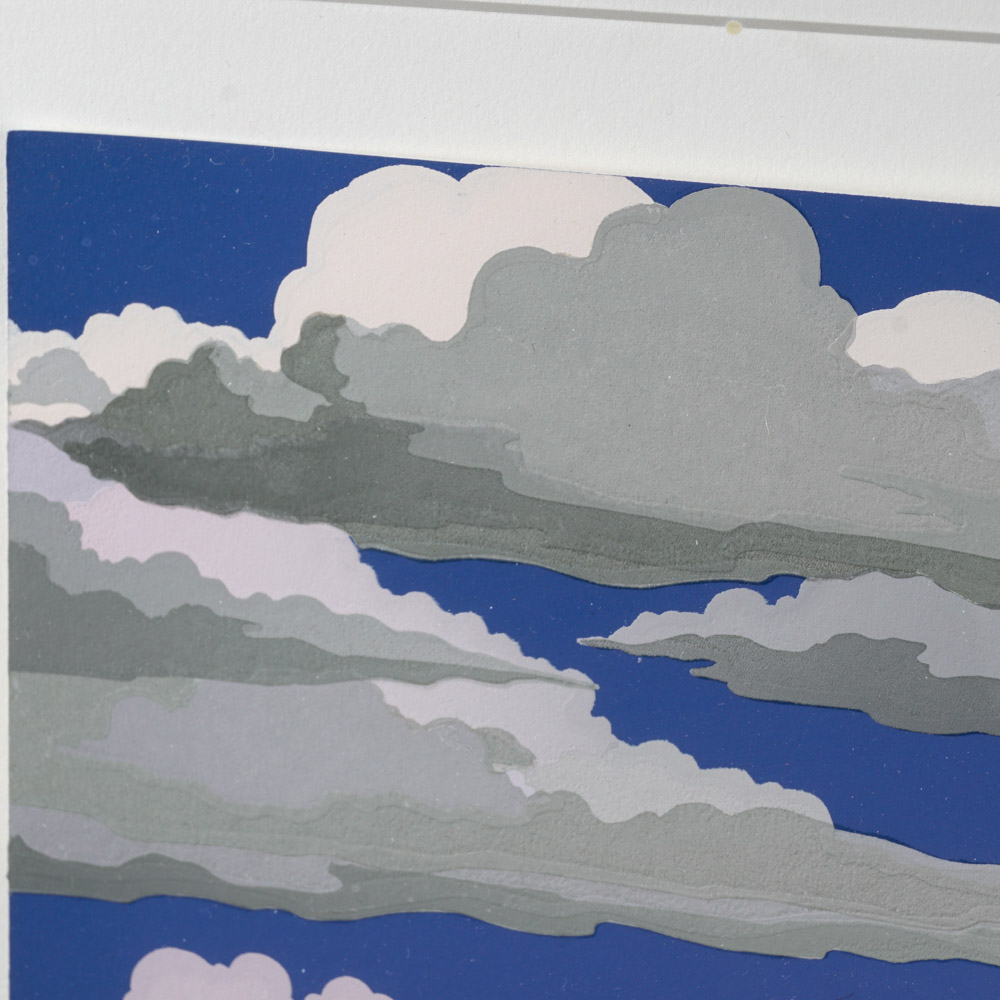 Doug West 1992 Limited Edition Serigraph "In the Flow"
