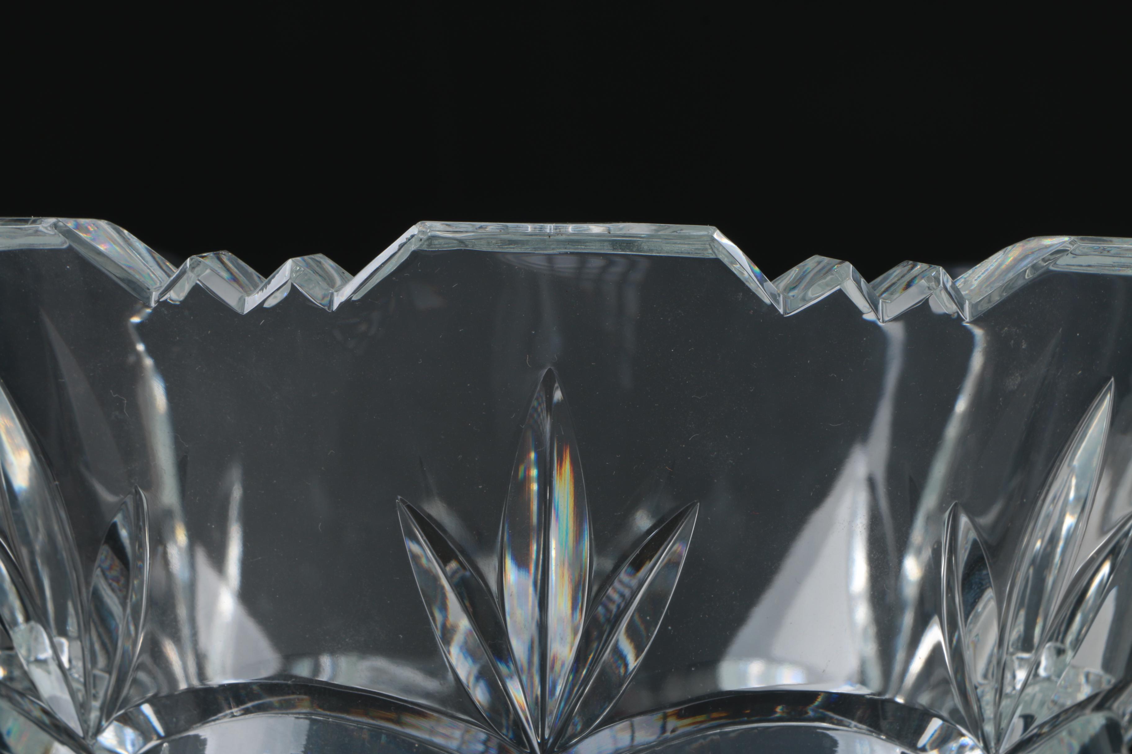 Waterford Footed Crystal Vase