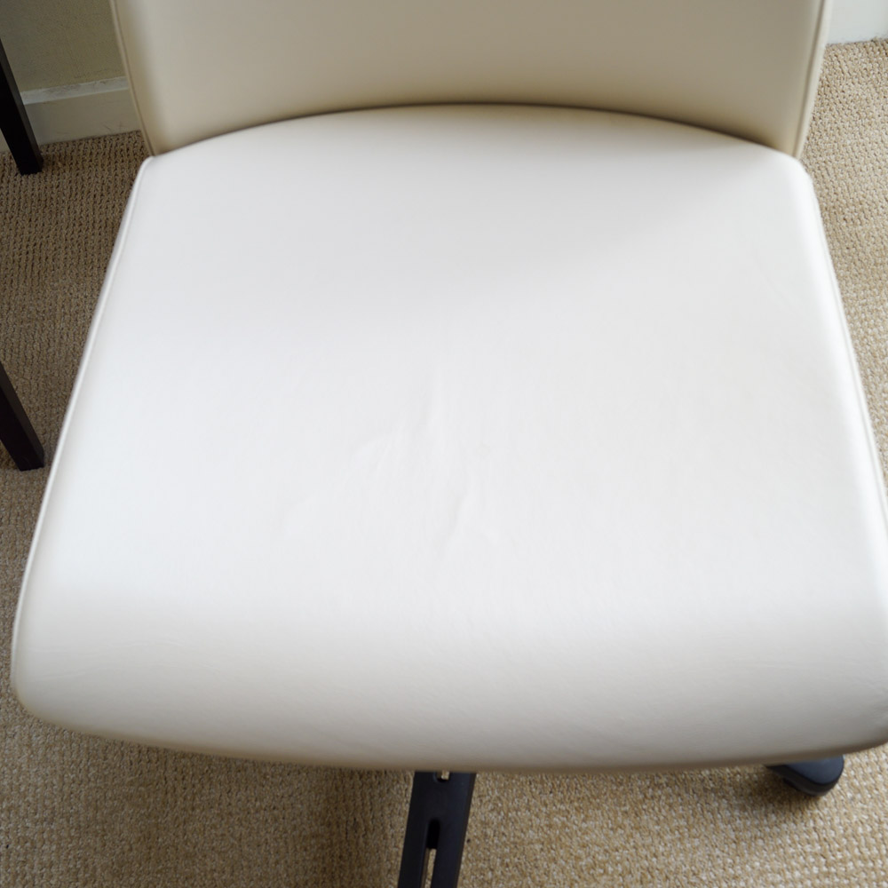 Modernist Style Vanity Table by West Elm and Rolling Office Chair by Ikea