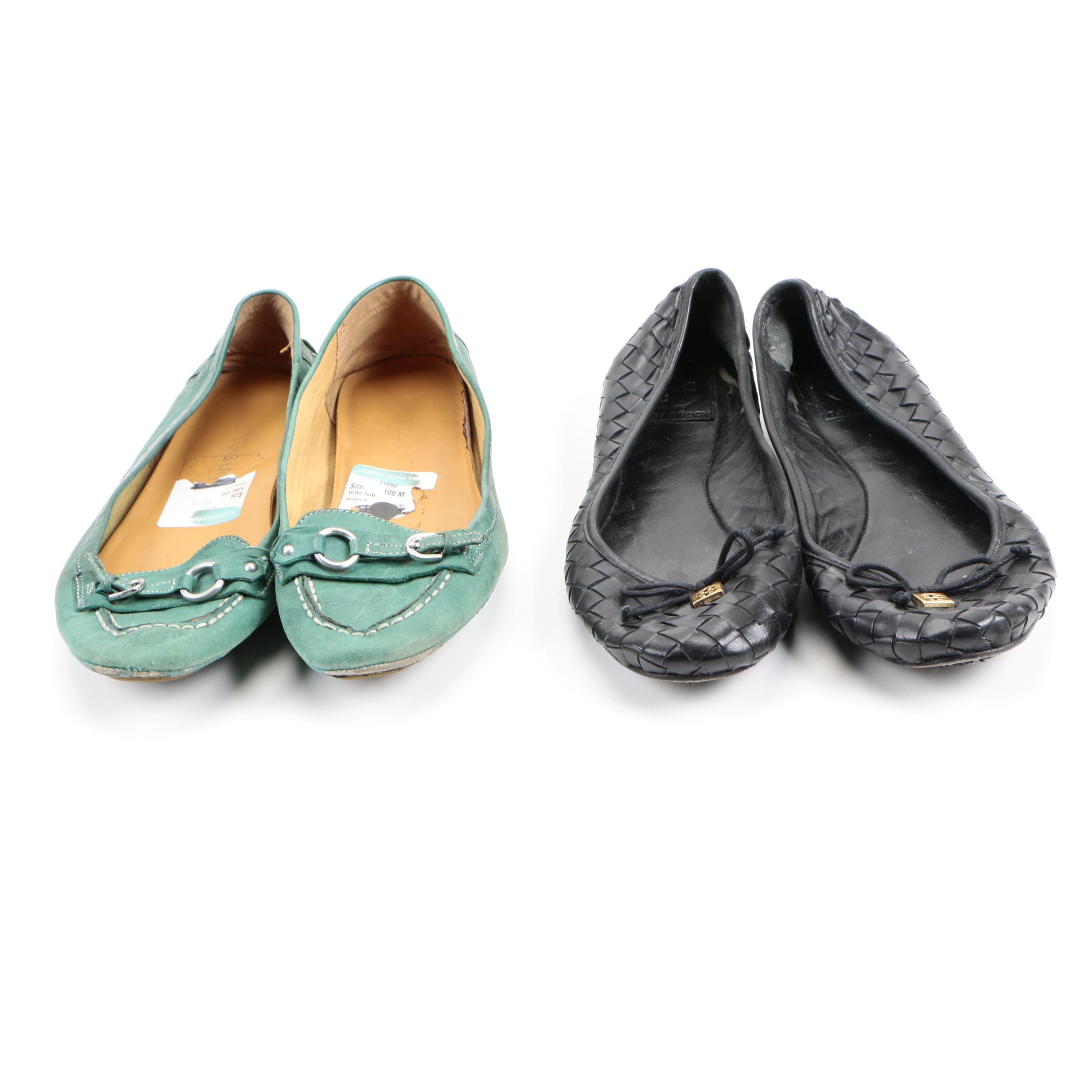 Tory Burch and Franco Sarto Flats