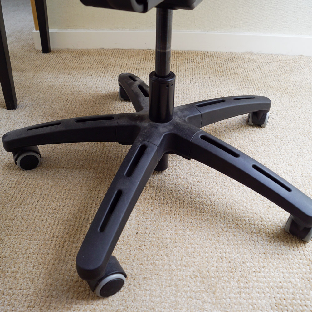 Modernist Style Vanity Table by West Elm and Rolling Office Chair by Ikea