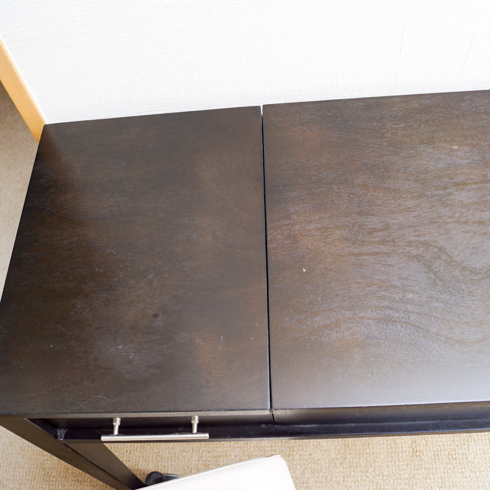 Modernist Style Vanity Table by West Elm and Rolling Office Chair by Ikea