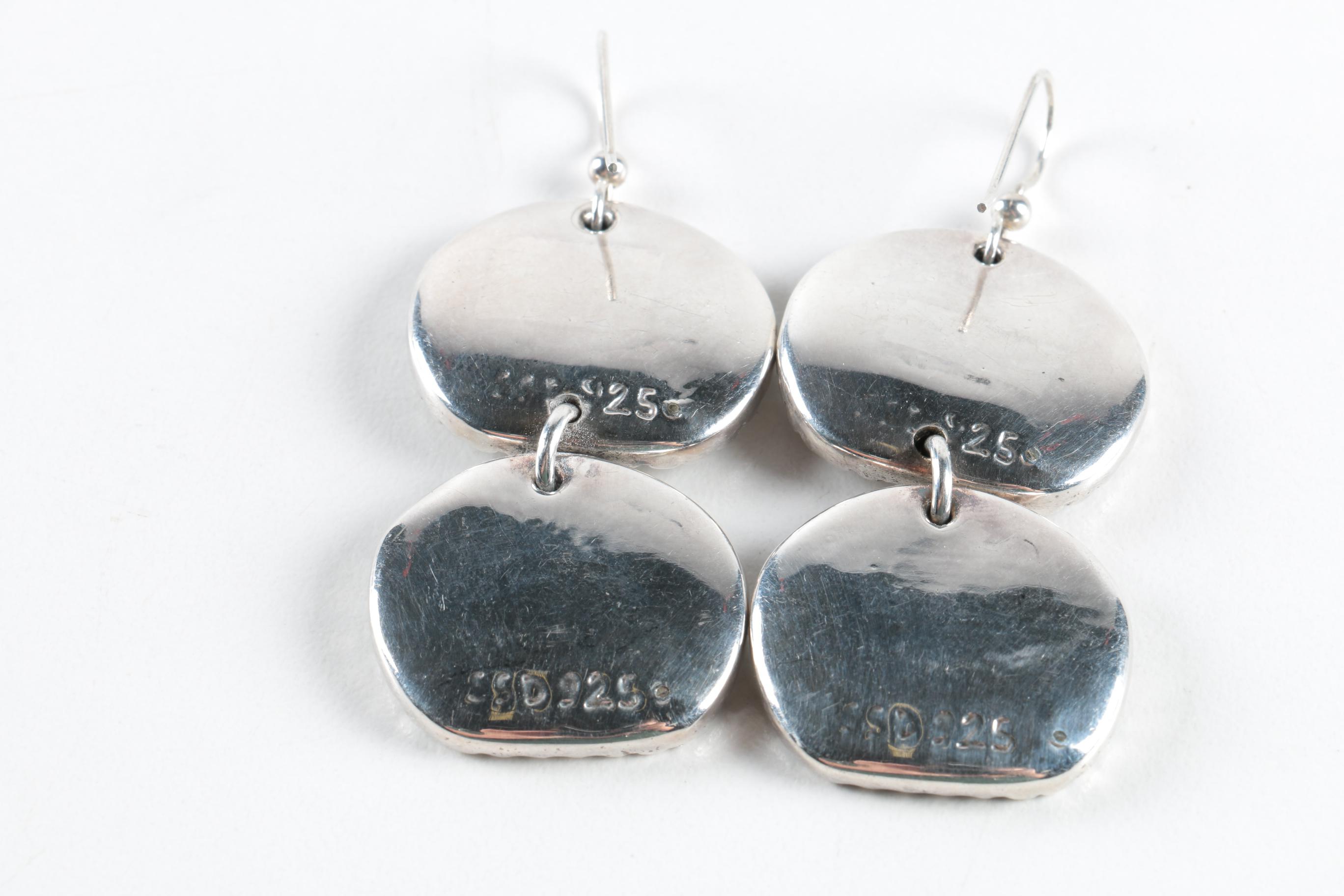 Sterling Silver Necklace and Earrings