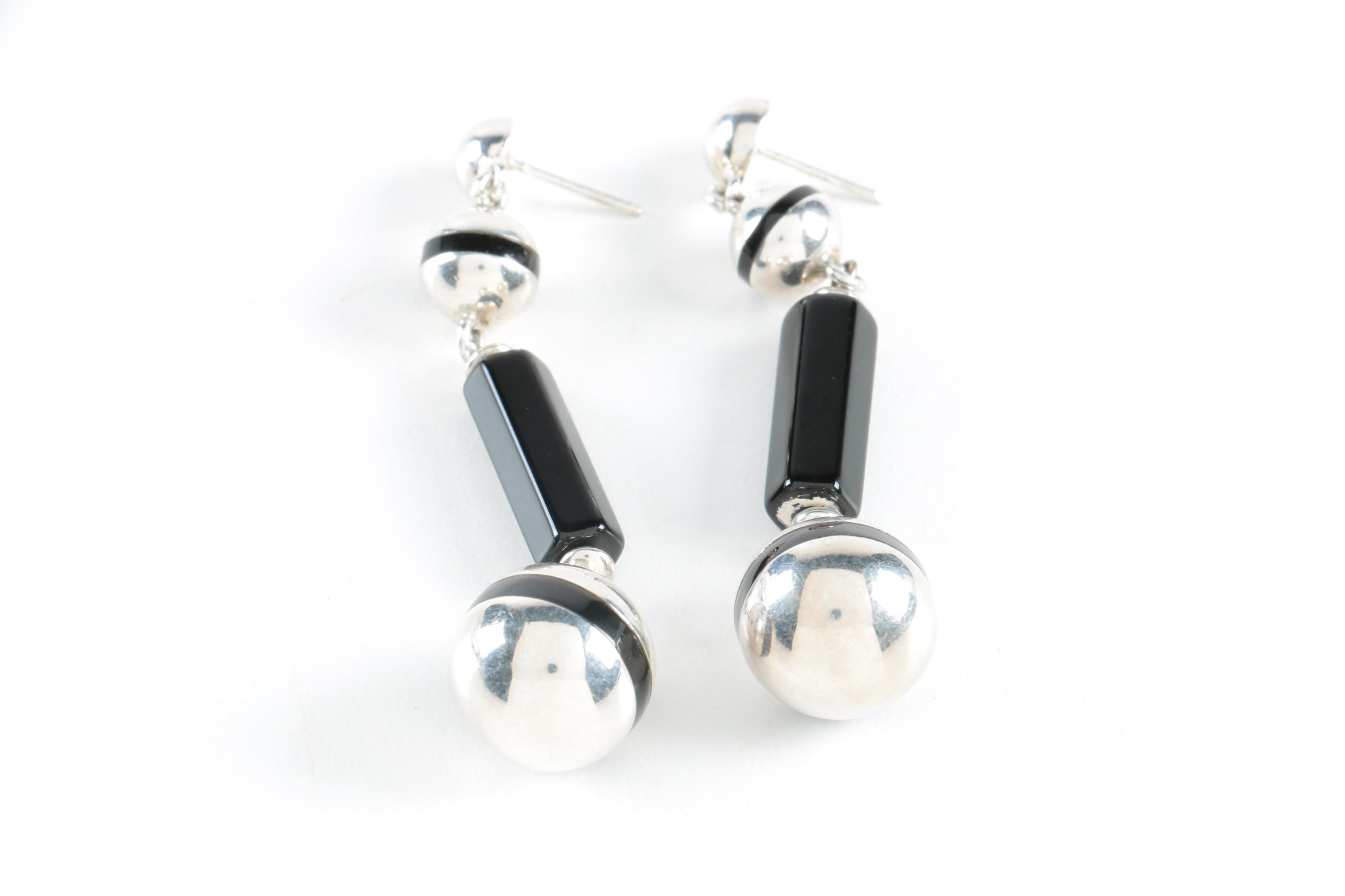 Sterling Silver Necklace and Earrings