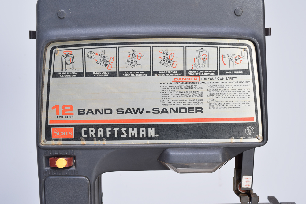 Sears Craftsman 12 Inch Band Saw-Sander