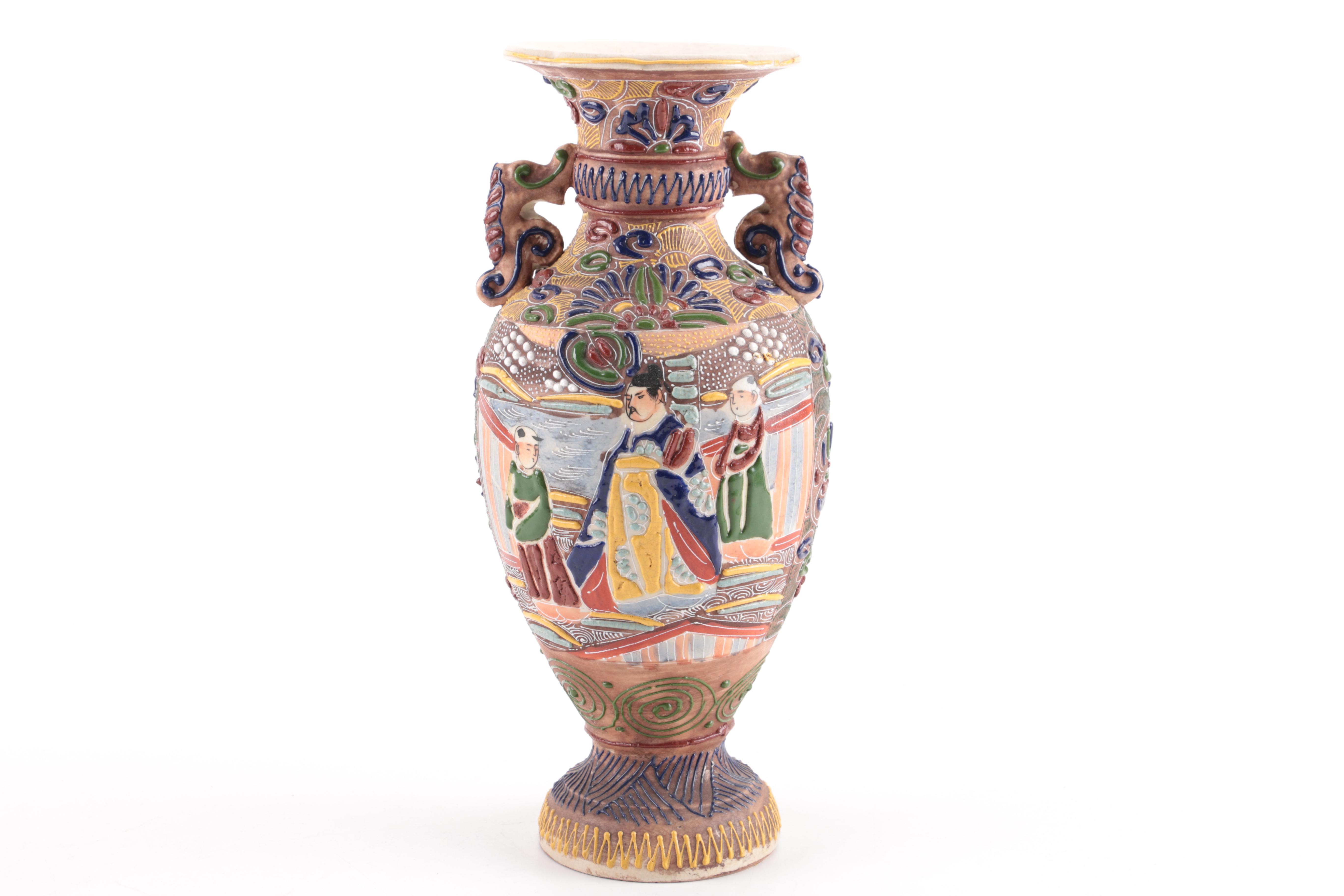 Selection of Japanese Moriage Vases