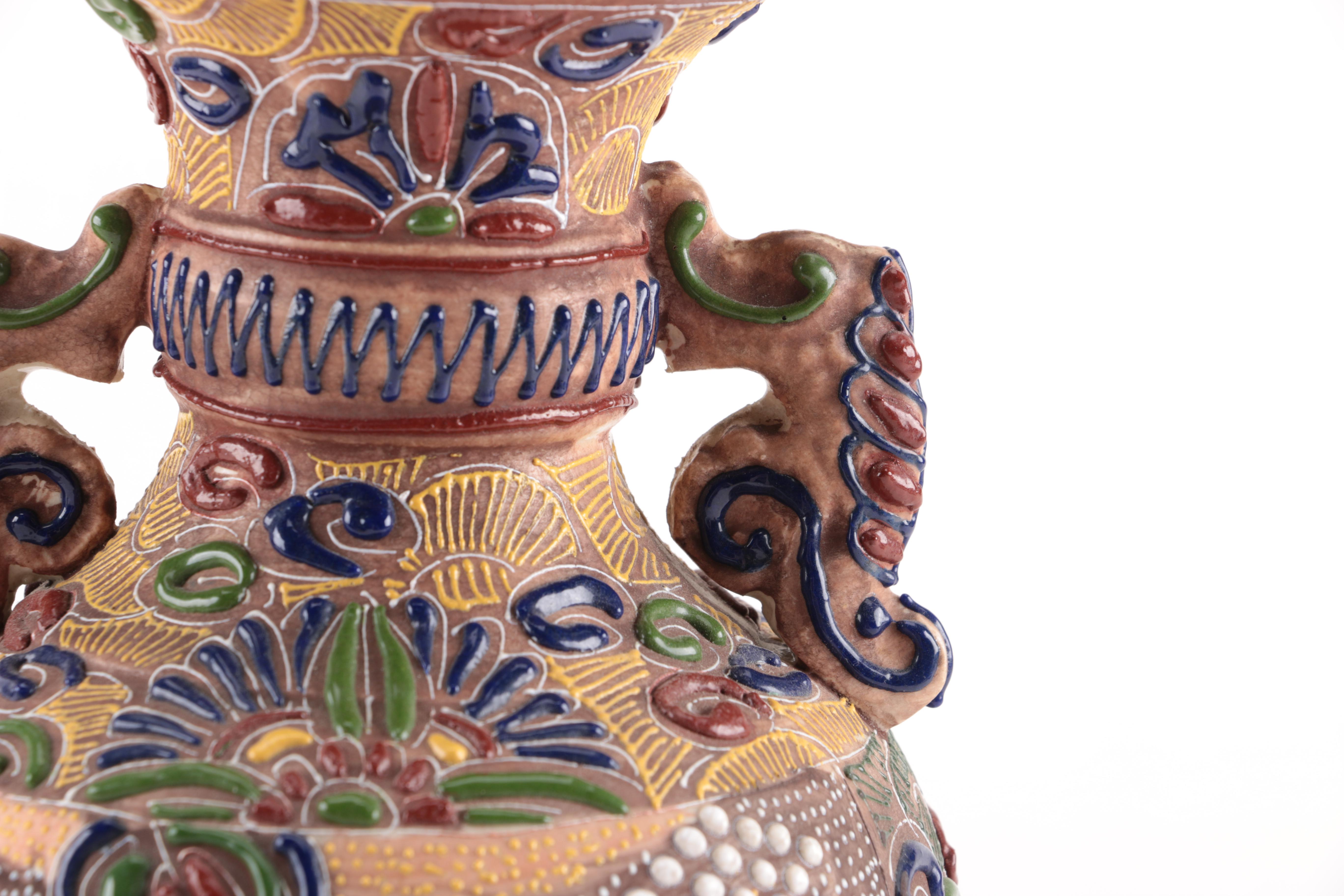 Selection of Japanese Moriage Vases