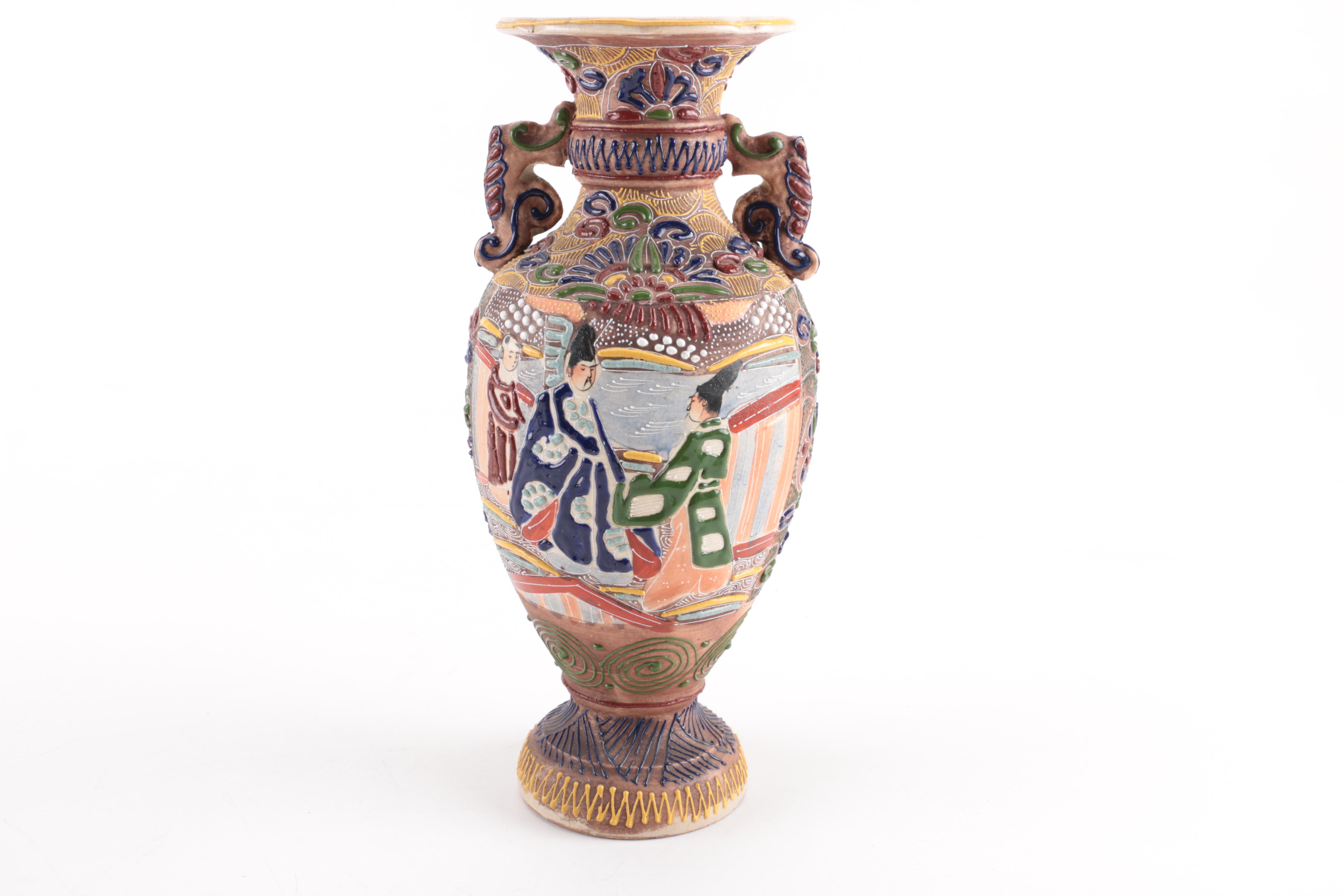 Selection of Japanese Moriage Vases