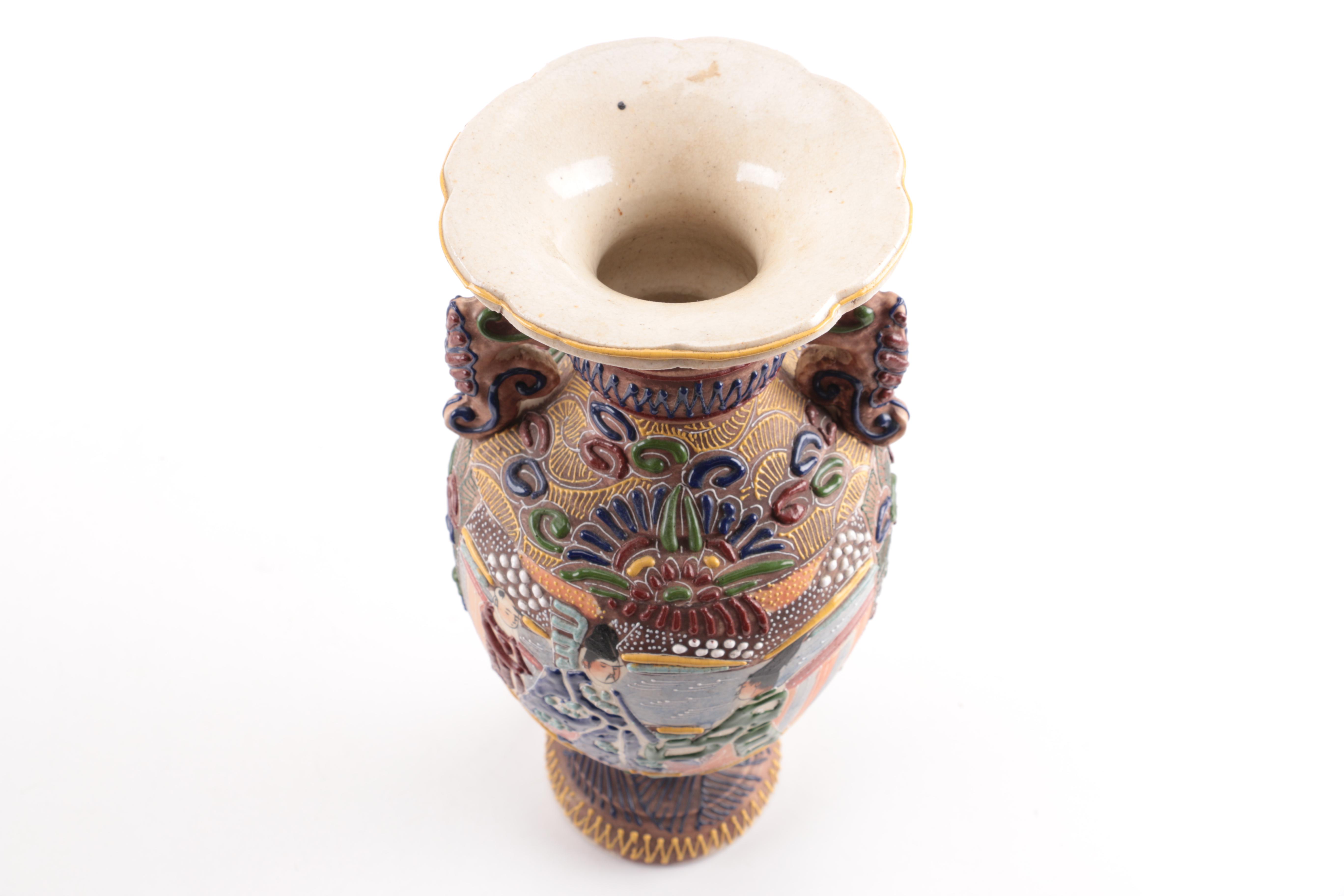 Selection of Japanese Moriage Vases