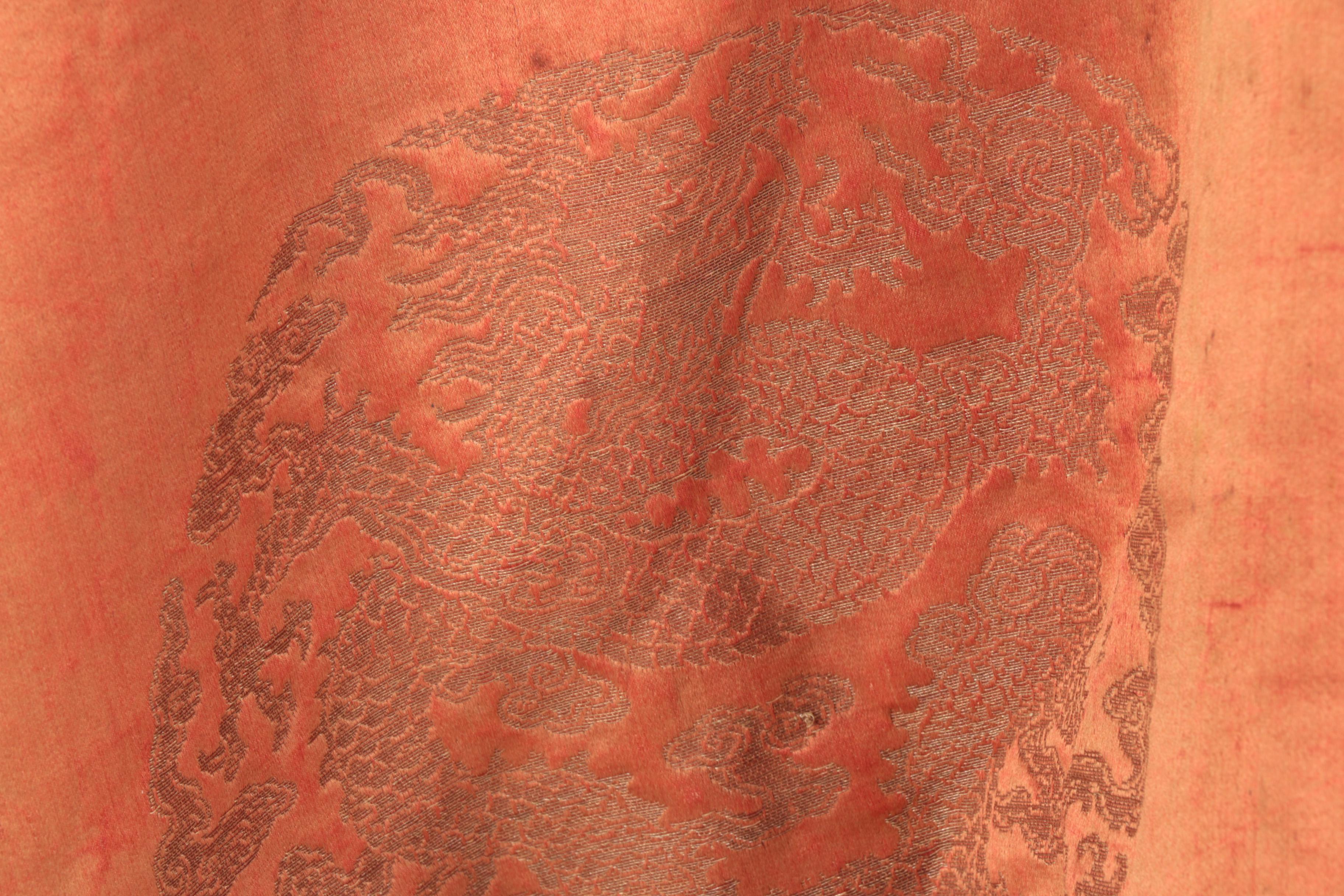 Orange Chinese Changshan Robe