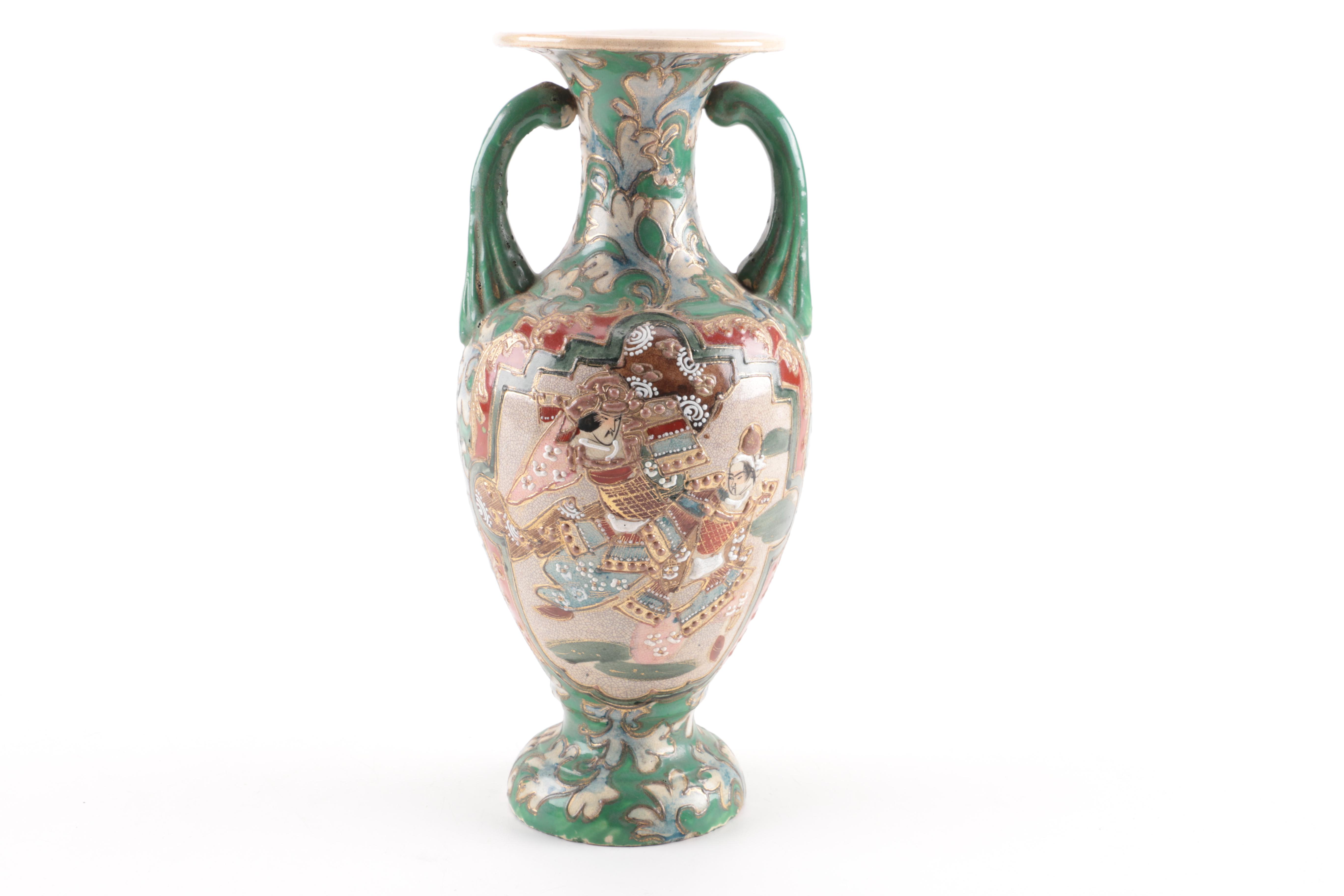 Selection of Japanese Moriage Vases