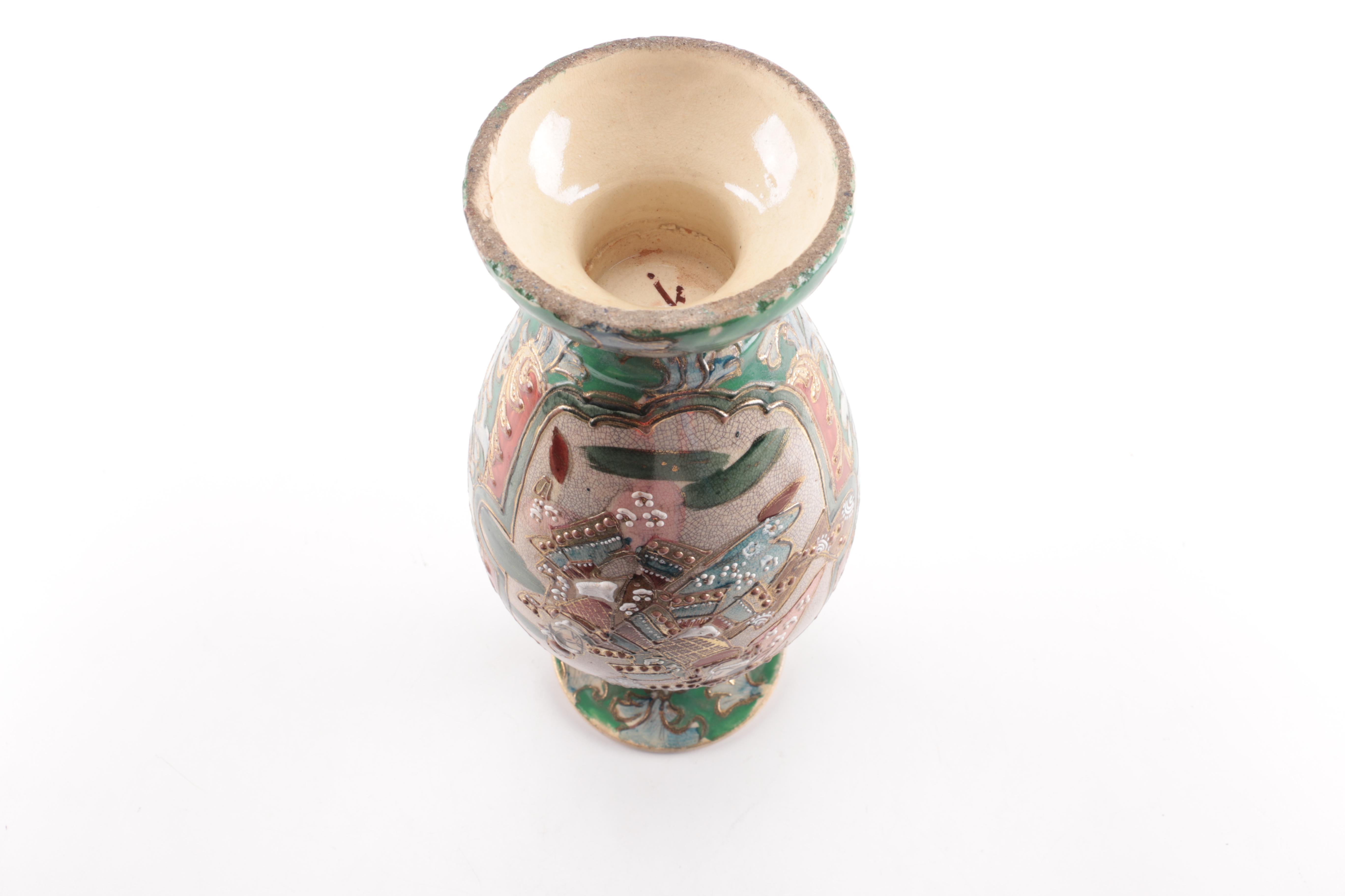 Selection of Japanese Moriage Vases