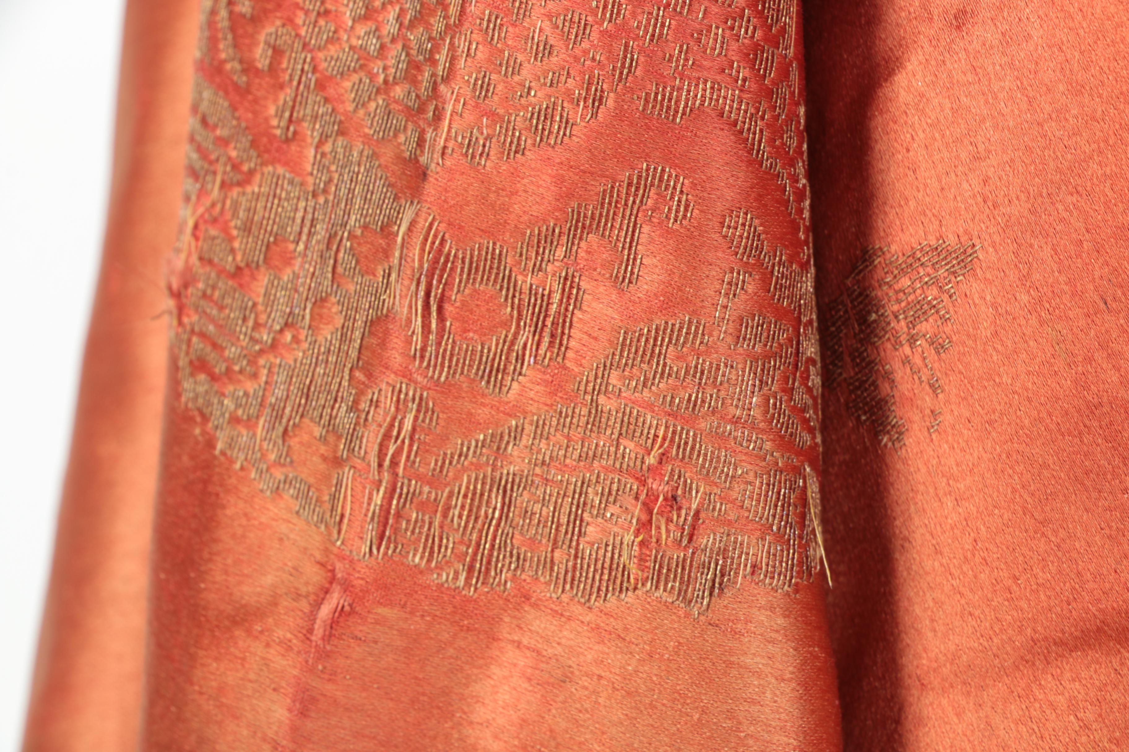 Orange Chinese Changshan Robe