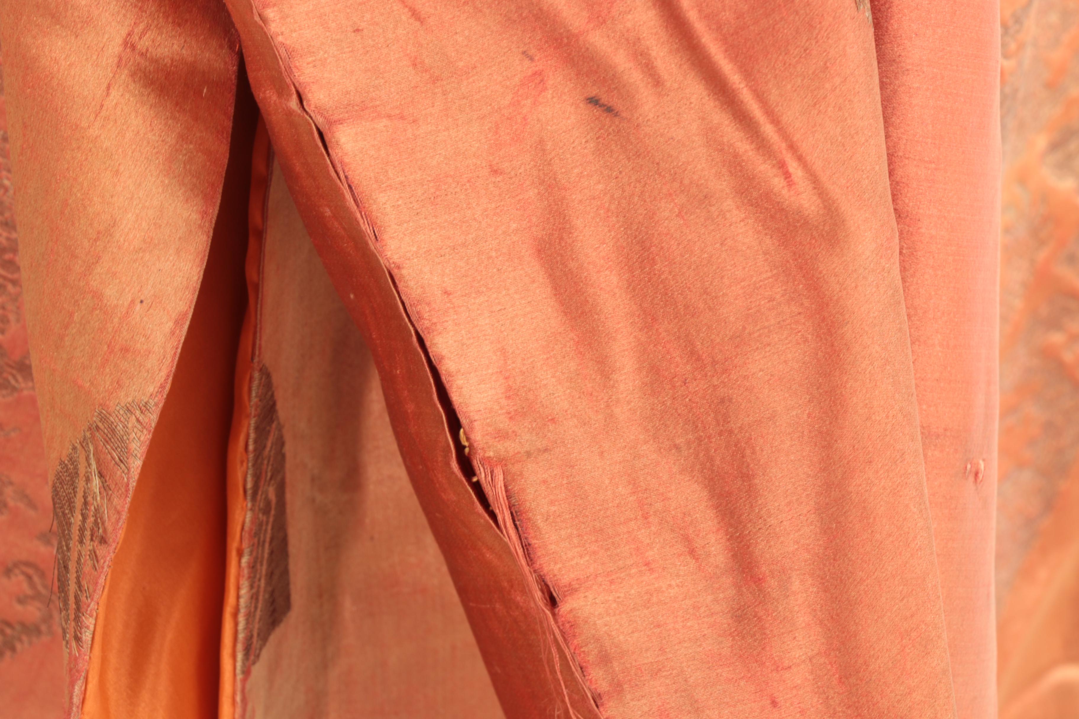 Orange Chinese Changshan Robe