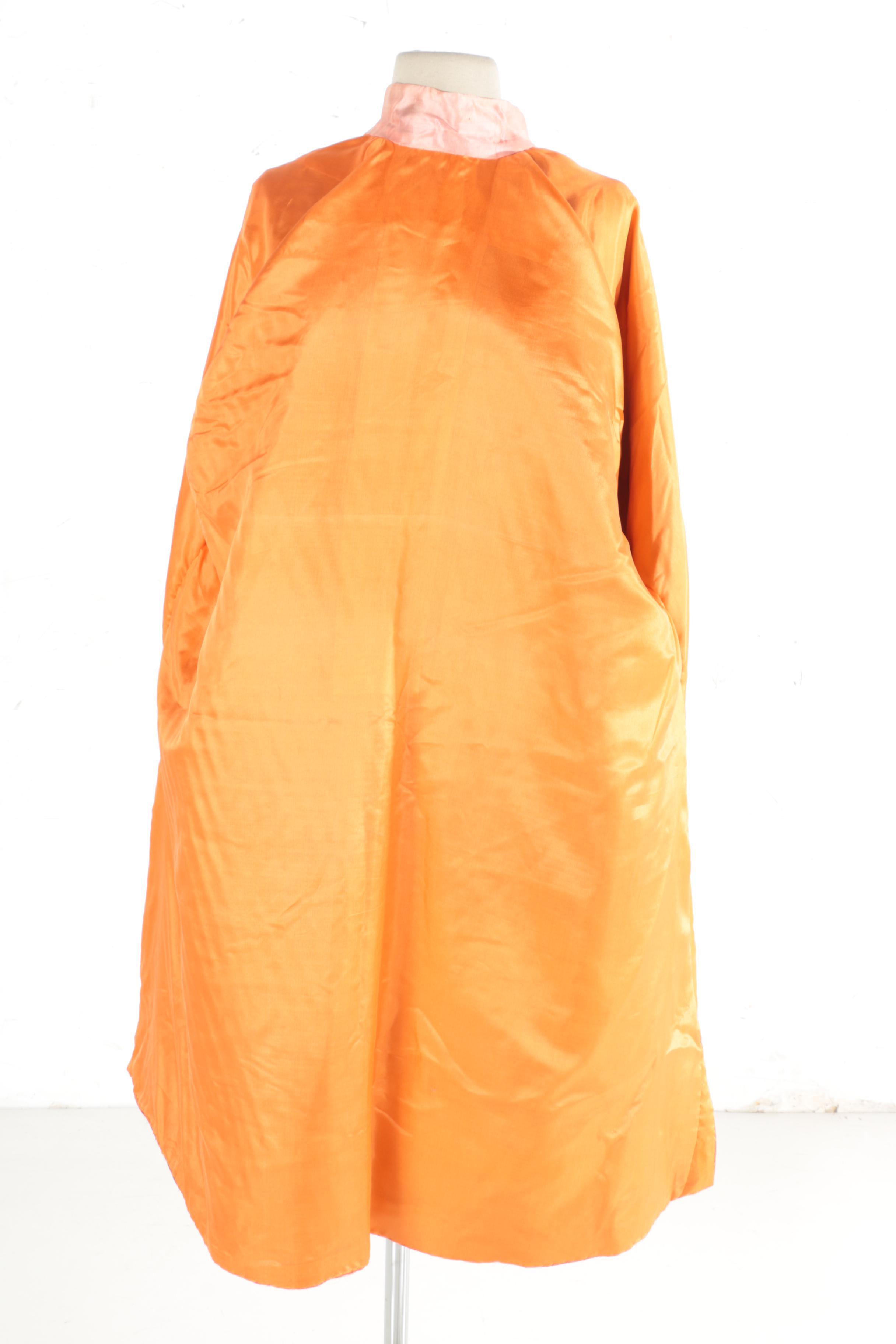 Orange Chinese Changshan Robe