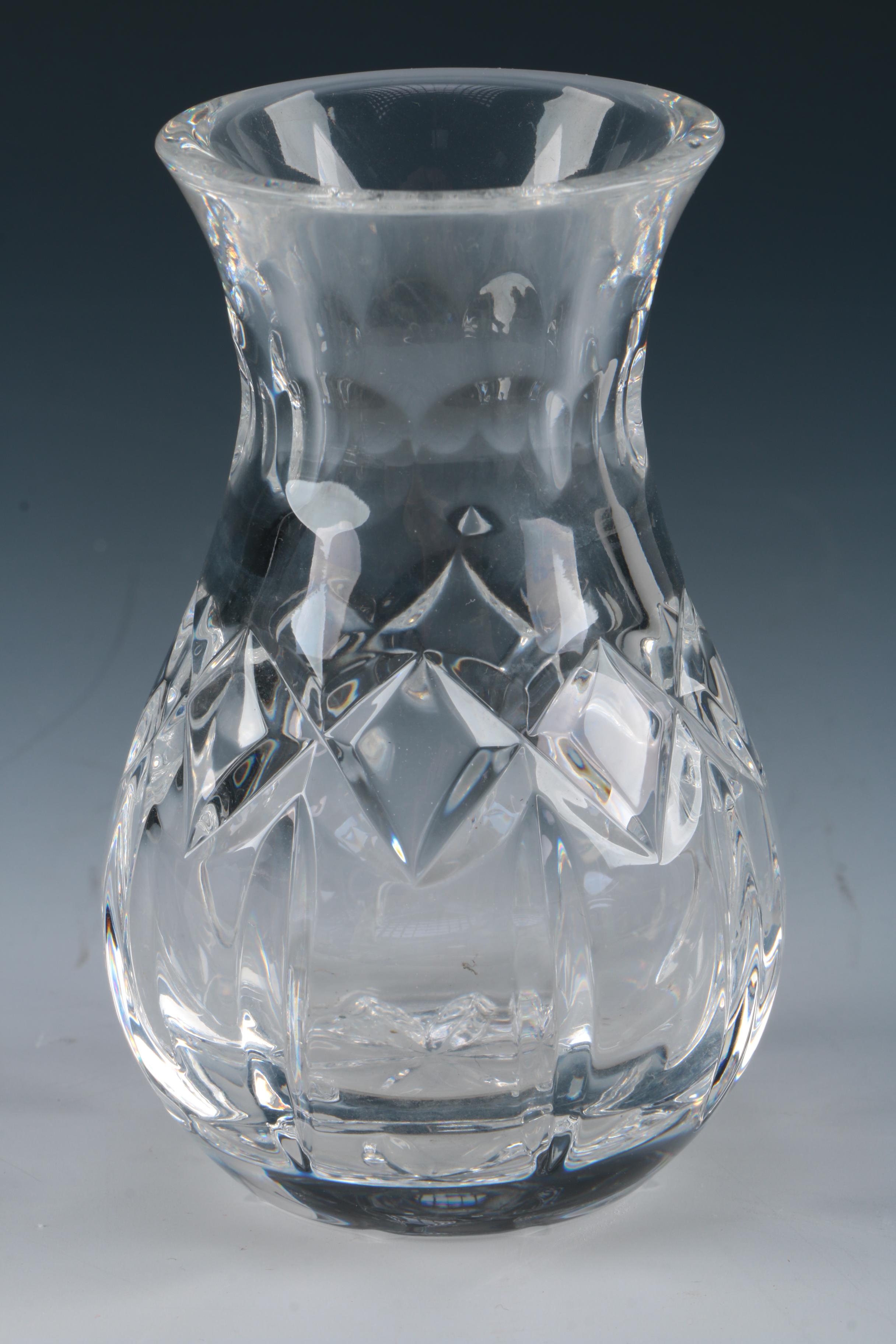 Waterford Crystal Posy Vase and Marquis by Waterford Miniature Footed Bowl