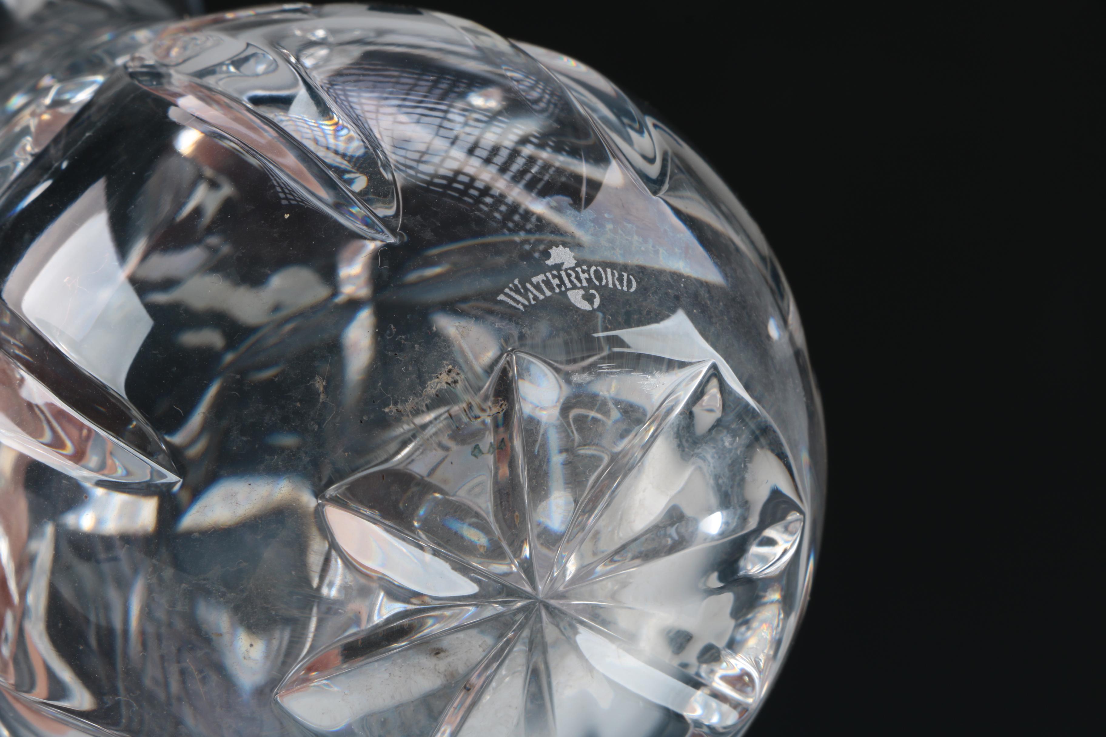 Waterford Crystal Posy Vase and Marquis by Waterford Miniature Footed Bowl