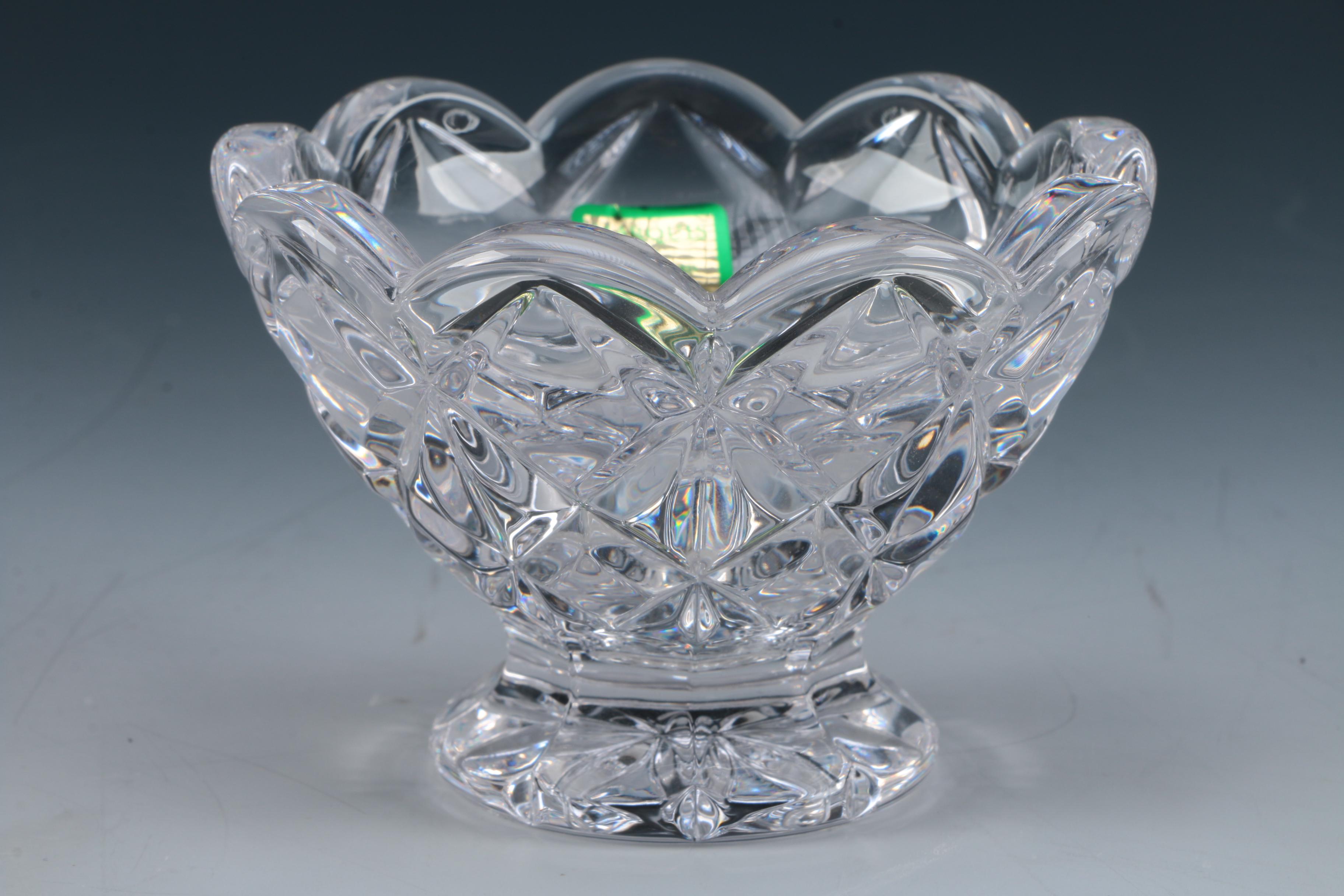 Waterford Crystal Posy Vase and Marquis by Waterford Miniature Footed Bowl