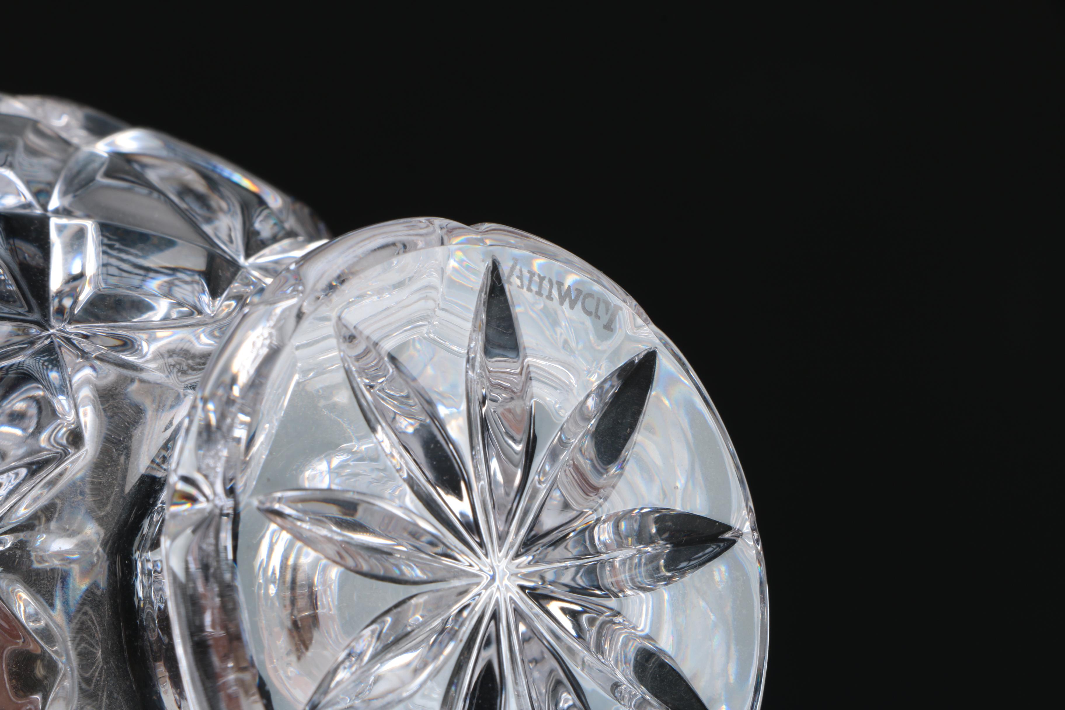 Waterford Crystal Posy Vase and Marquis by Waterford Miniature Footed Bowl