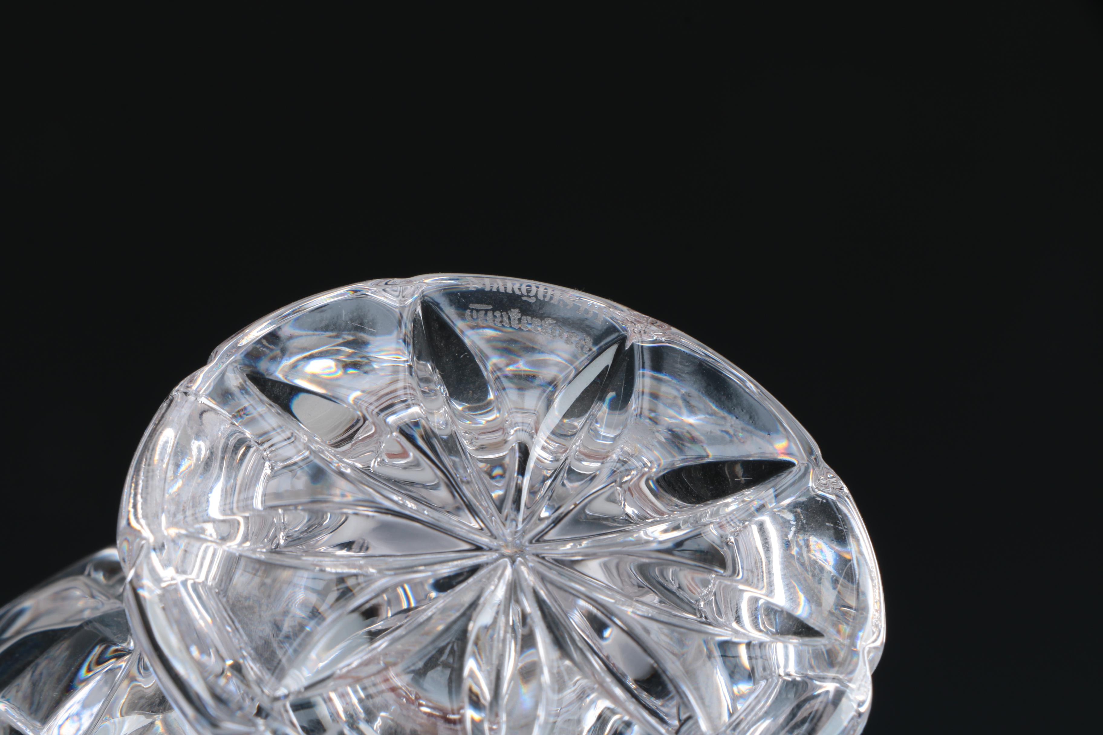 Waterford Crystal Posy Vase and Marquis by Waterford Miniature Footed Bowl