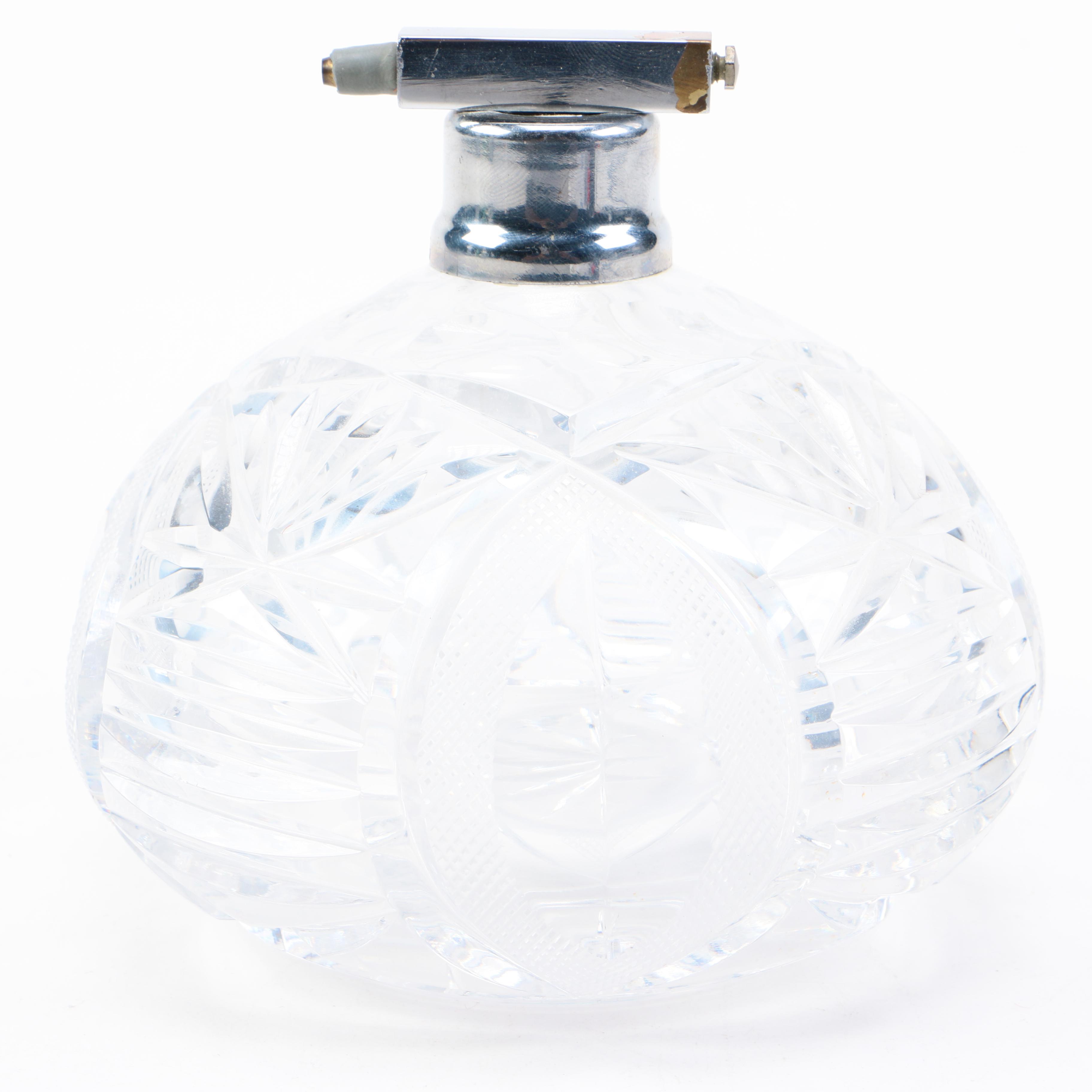 Cut Crystal Perfume Bottle