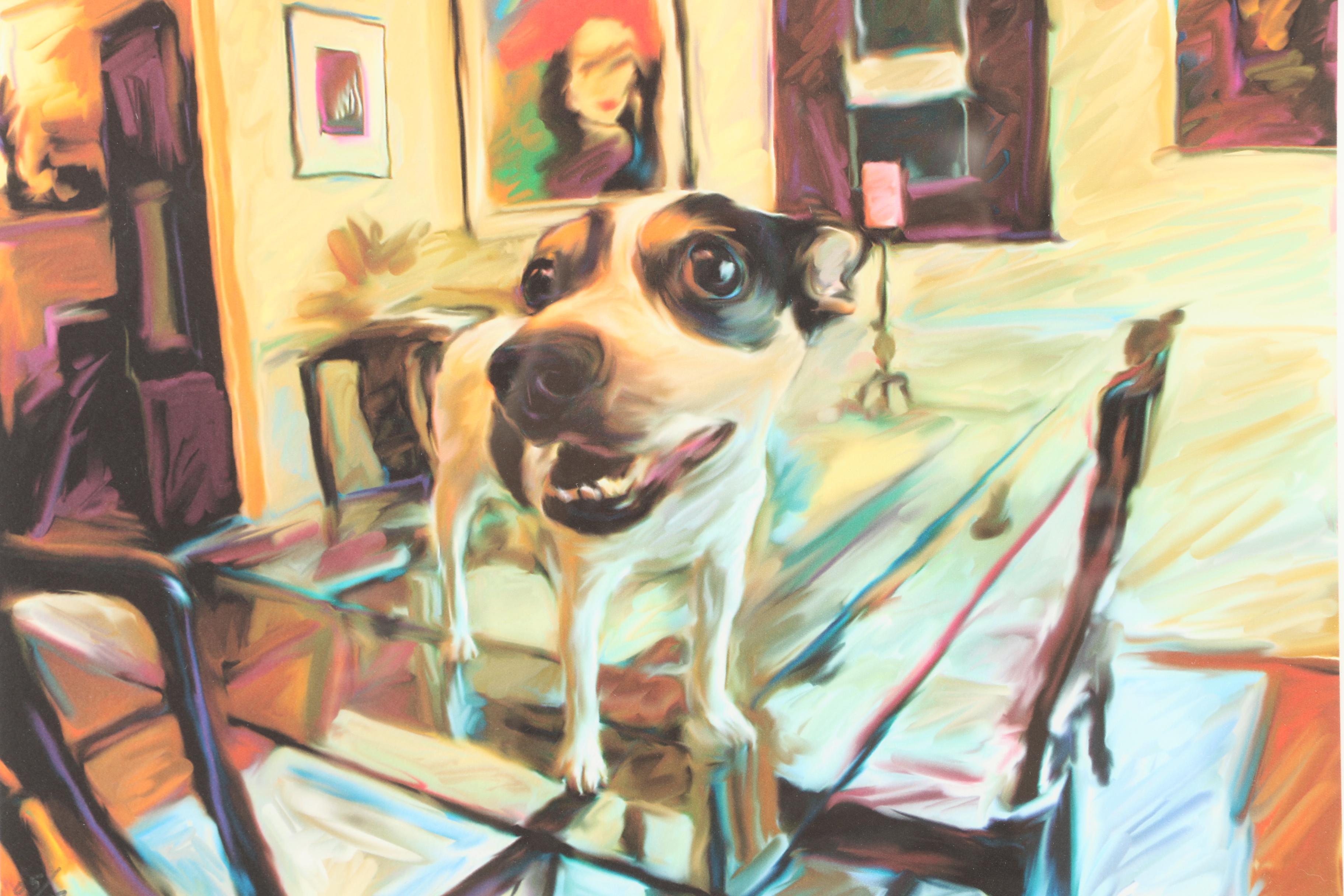 Robert McClintock Signed Limited Edition Giclee on Paper "Juan's Bad Dog"