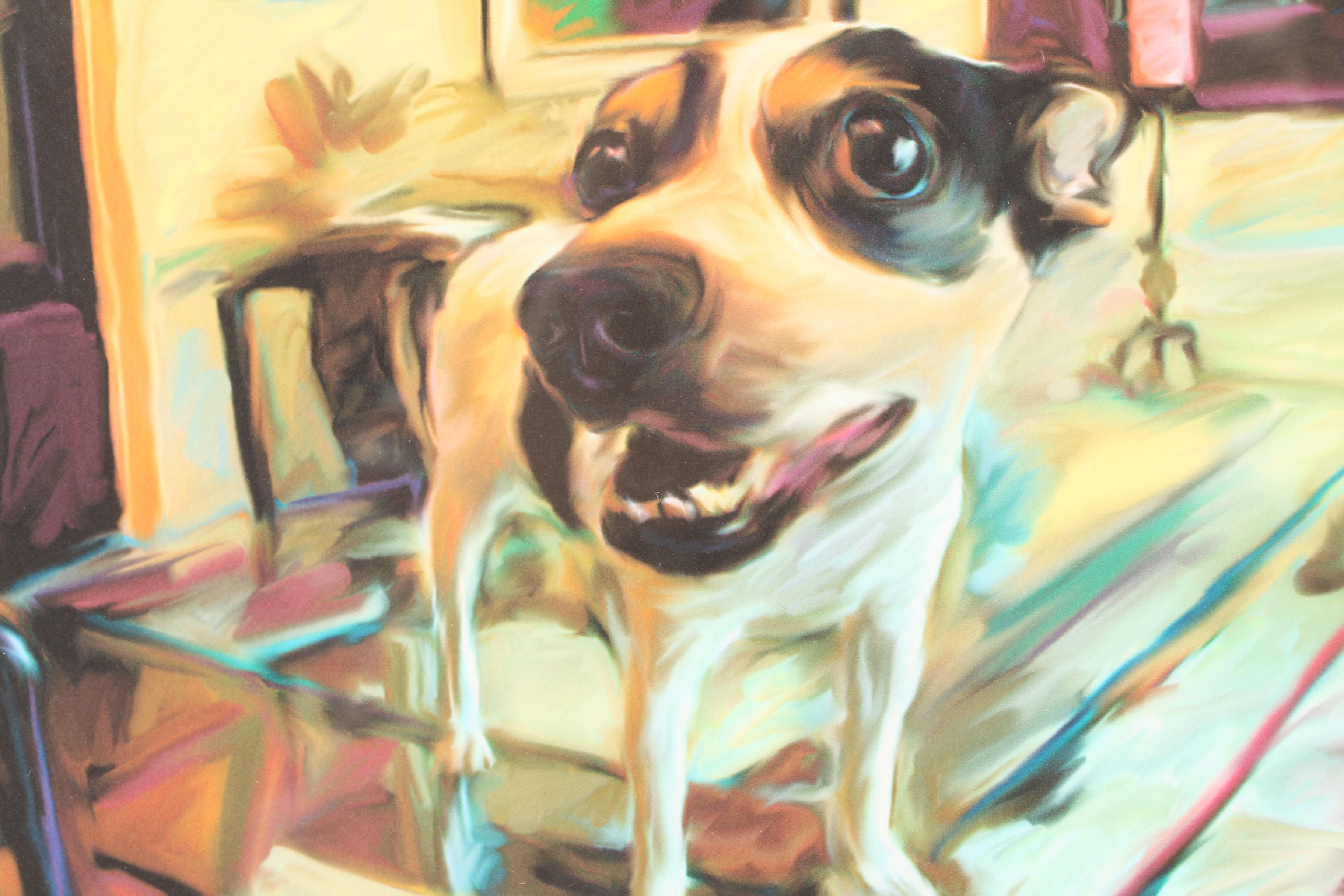 Robert McClintock Signed Limited Edition Giclee on Paper "Juan's Bad Dog"